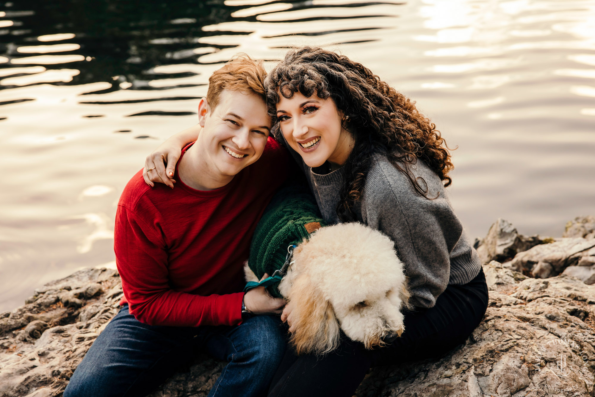 Cascade mountain adventure engagement session by Snoqualmie wedding photographer James Thomas Long Photography