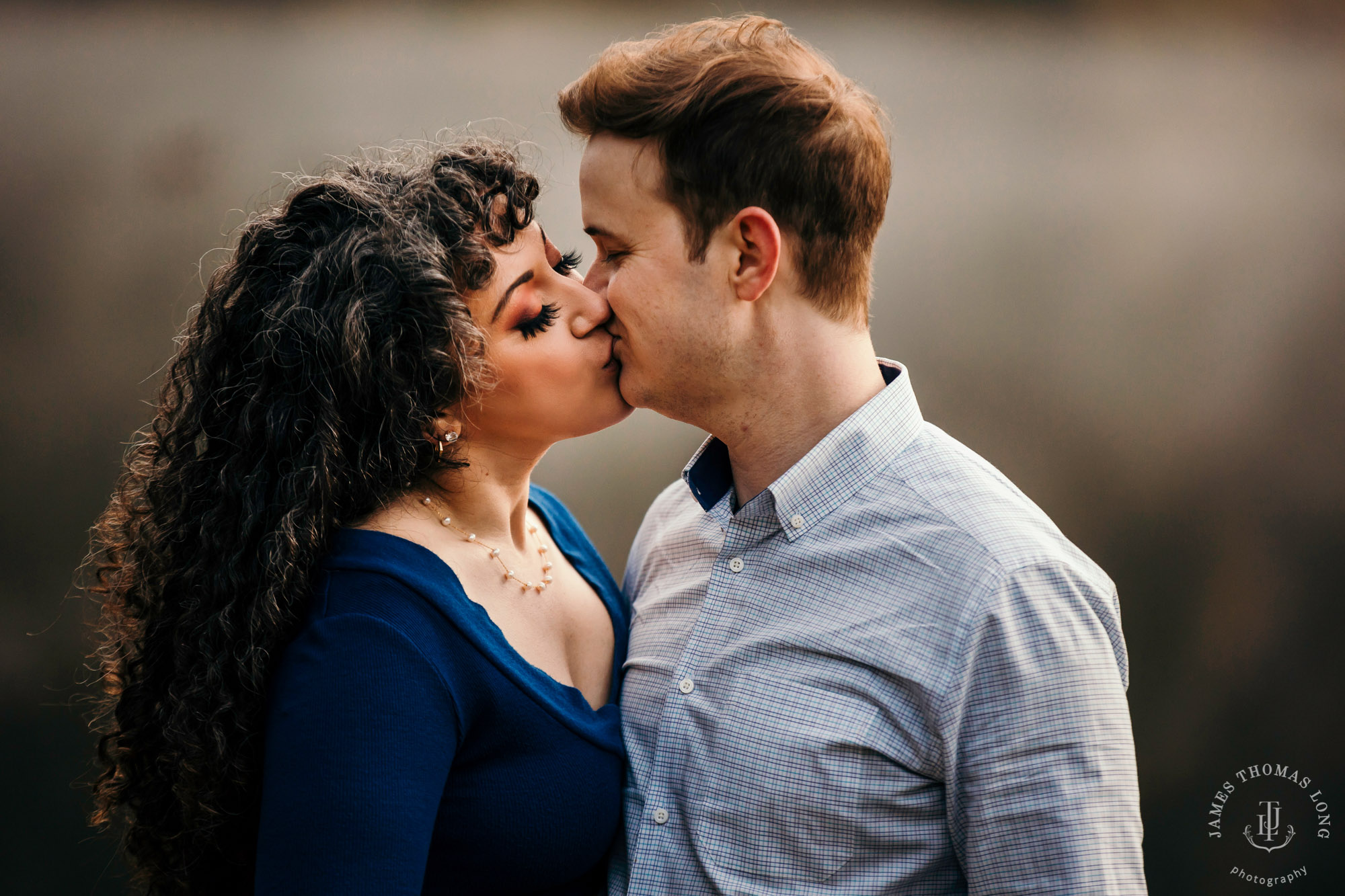 Cascade mountain adventure engagement session by Snoqualmie wedding photographer James Thomas Long Photography