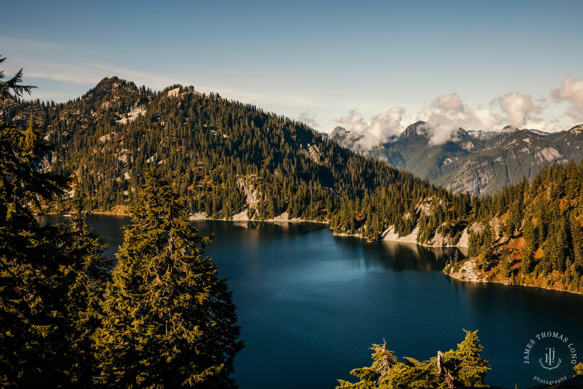 Cascade mountain adventure engagement session by Snoqualmie wedding photographer James Thomas Long Photography