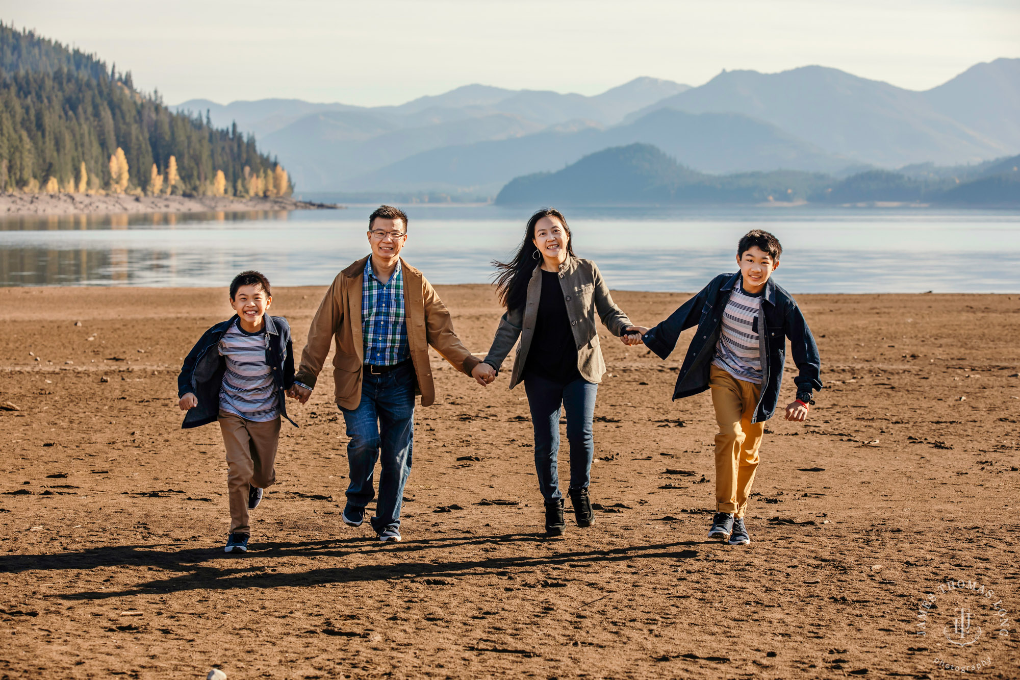 Cascade Mountain family session by Seattle family photographer James Thomas Long Photography