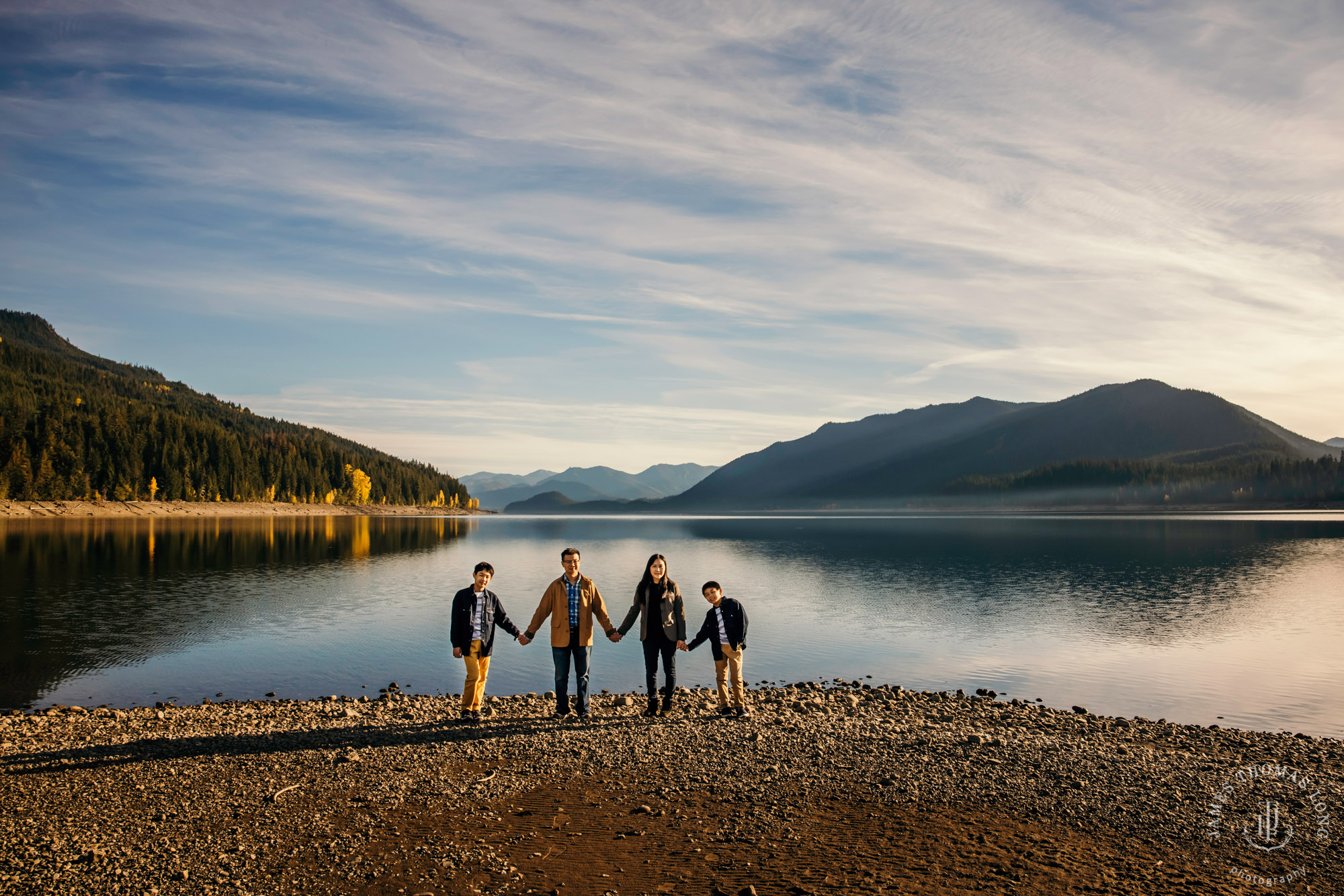 Cascade Mountain family session by Seattle family photographer James Thomas Long Photography