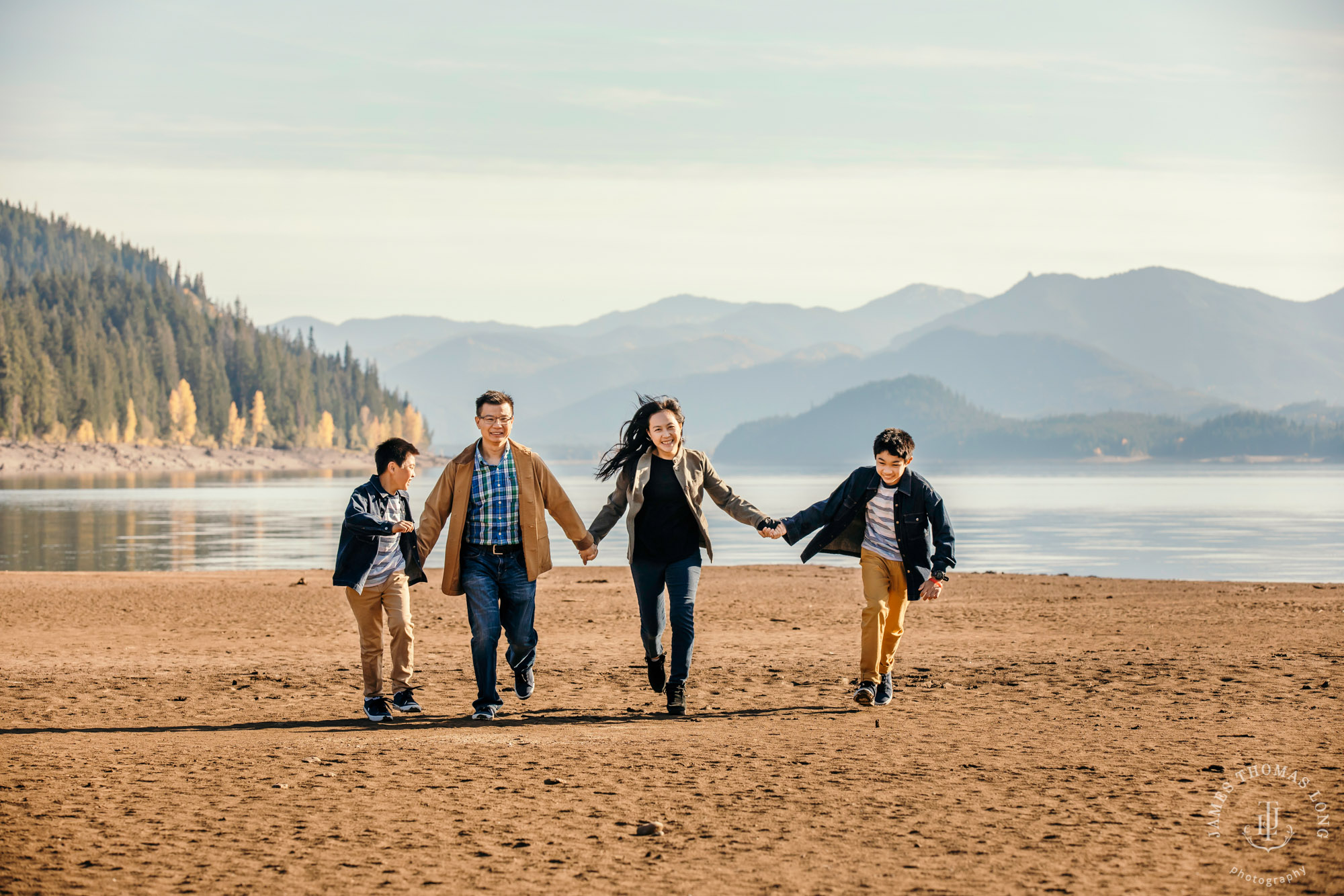 Cascade Mountain family session by Seattle family photographer James Thomas Long Photography