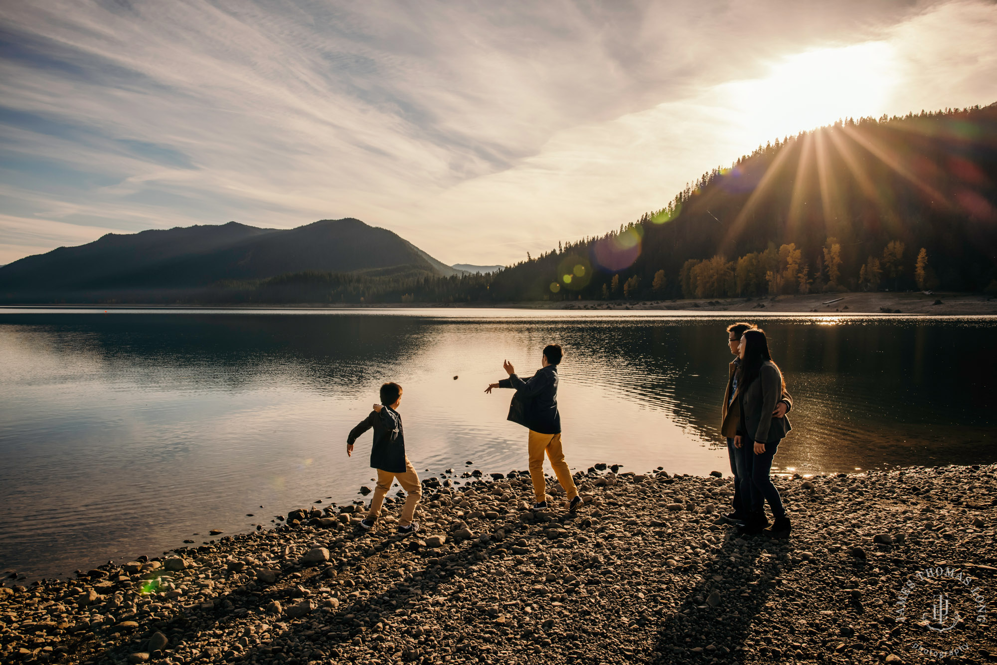 Cascade Mountain family session by Seattle family photographer James Thomas Long Photography