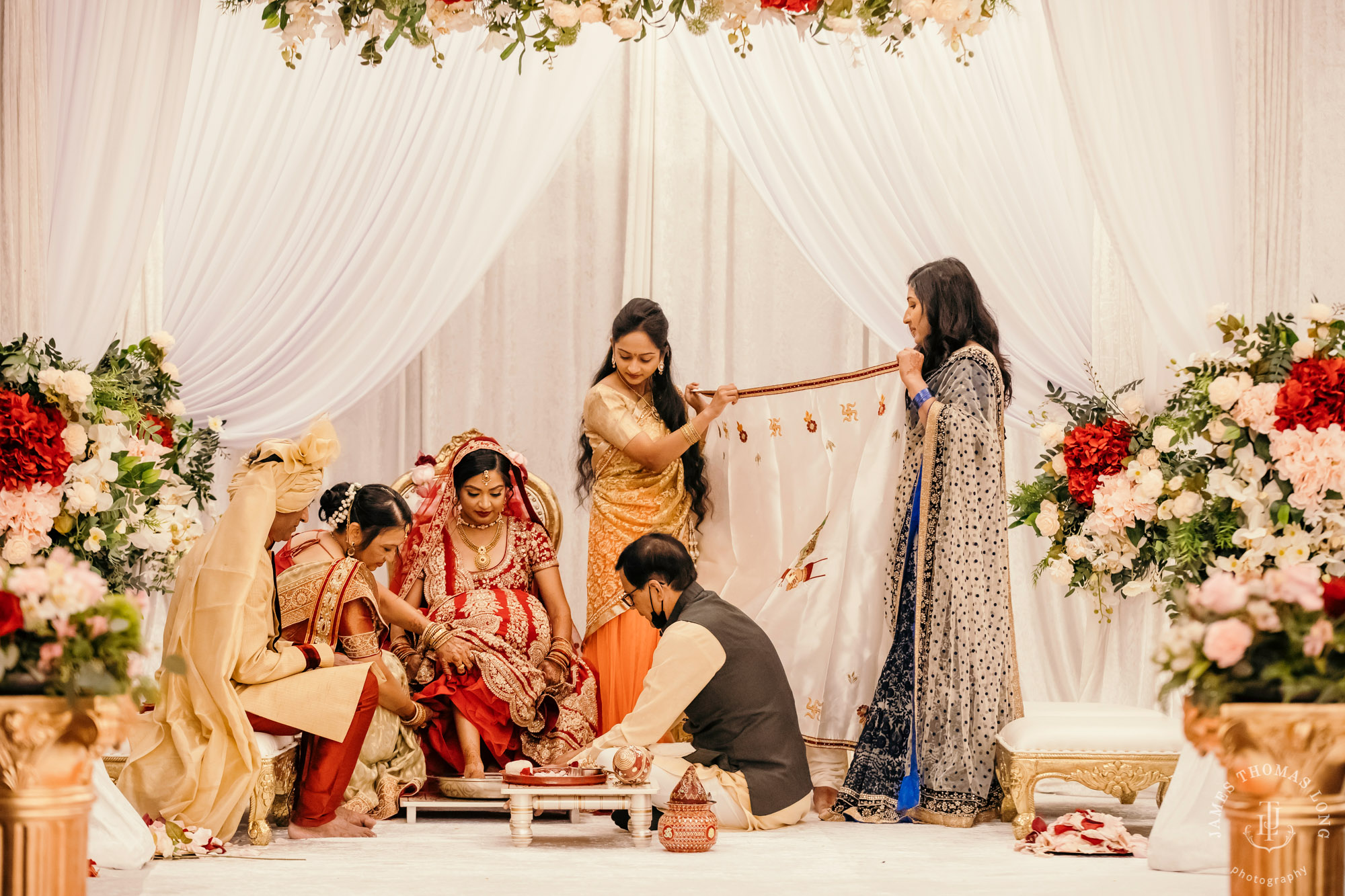 Indian wedding by Seattle wedding photographer James Thomas Long Photography