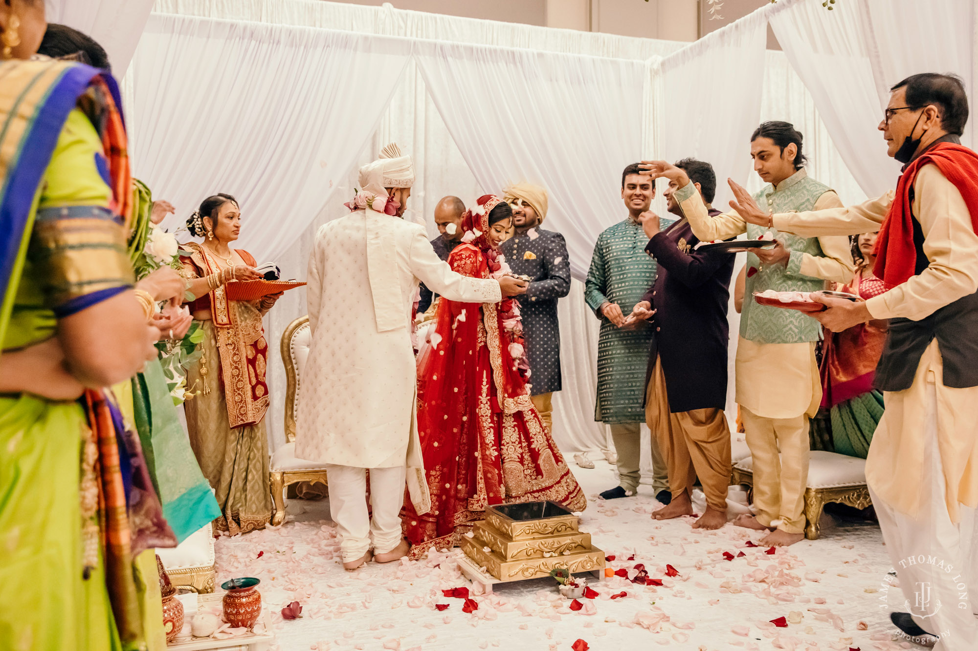 Indian wedding by Seattle wedding photographer James Thomas Long Photography