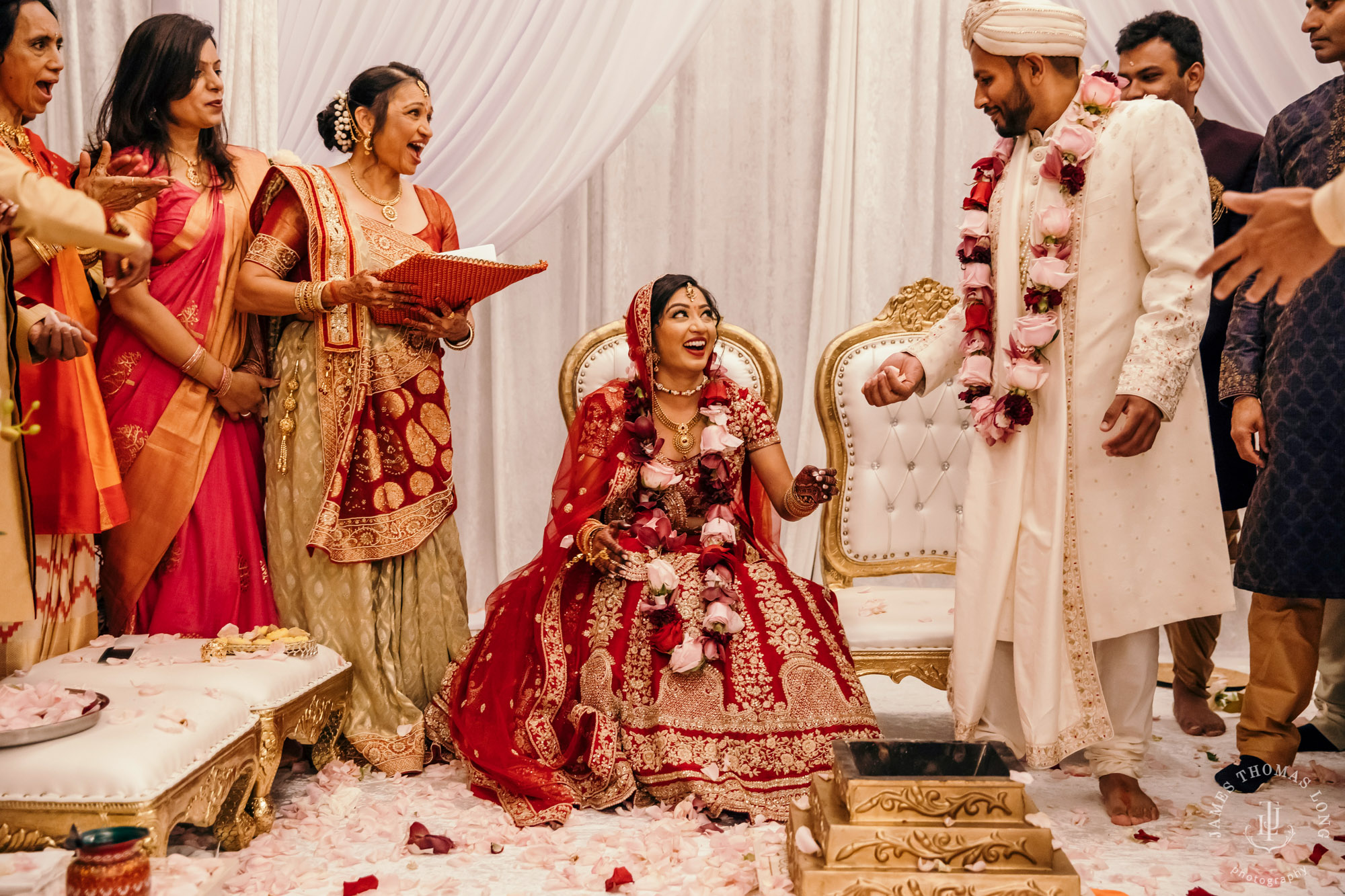 Indian wedding by Seattle wedding photographer James Thomas Long Photography