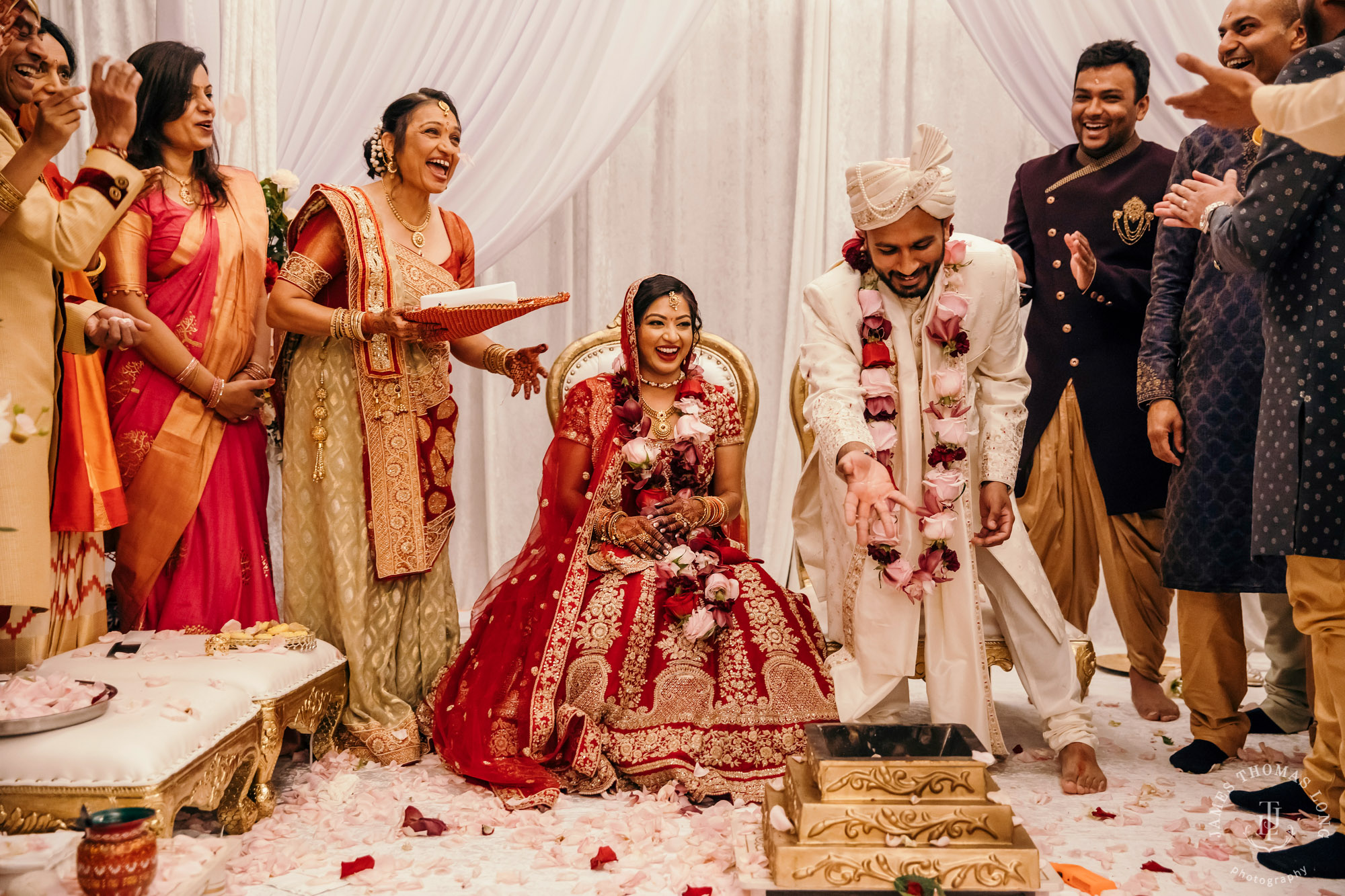 Indian wedding by Seattle wedding photographer James Thomas Long Photography