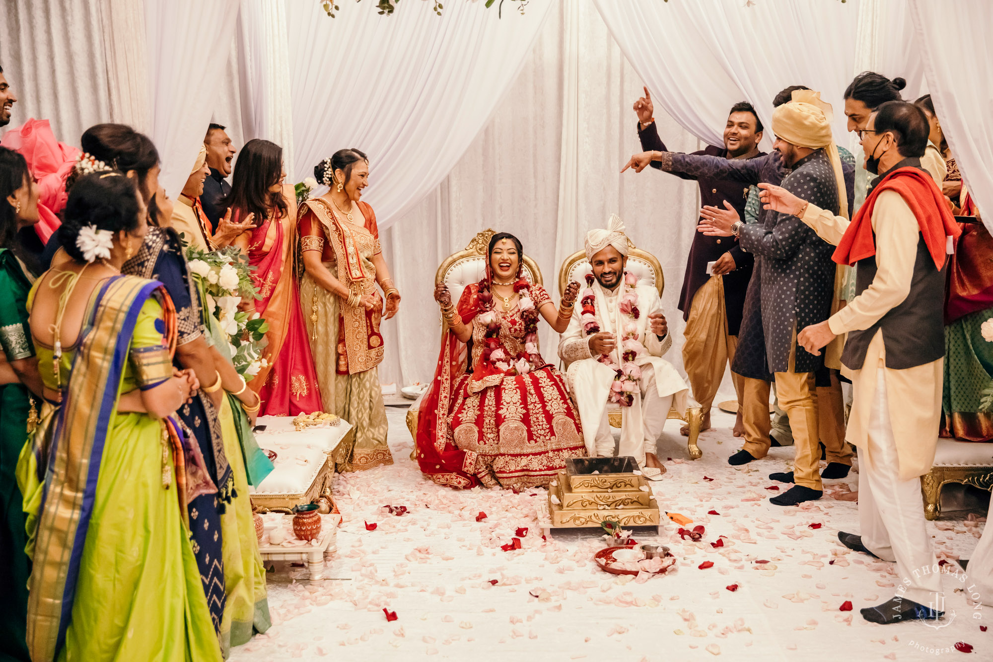 Indian wedding by Seattle wedding photographer James Thomas Long Photography