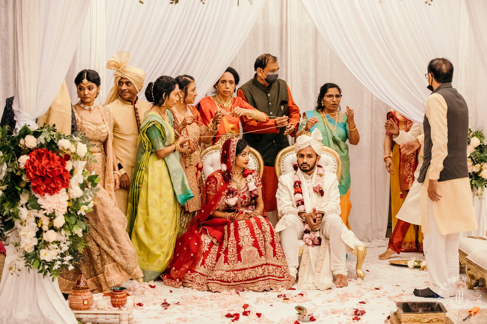 Indian wedding by Seattle wedding photographer James Thomas Long Photography