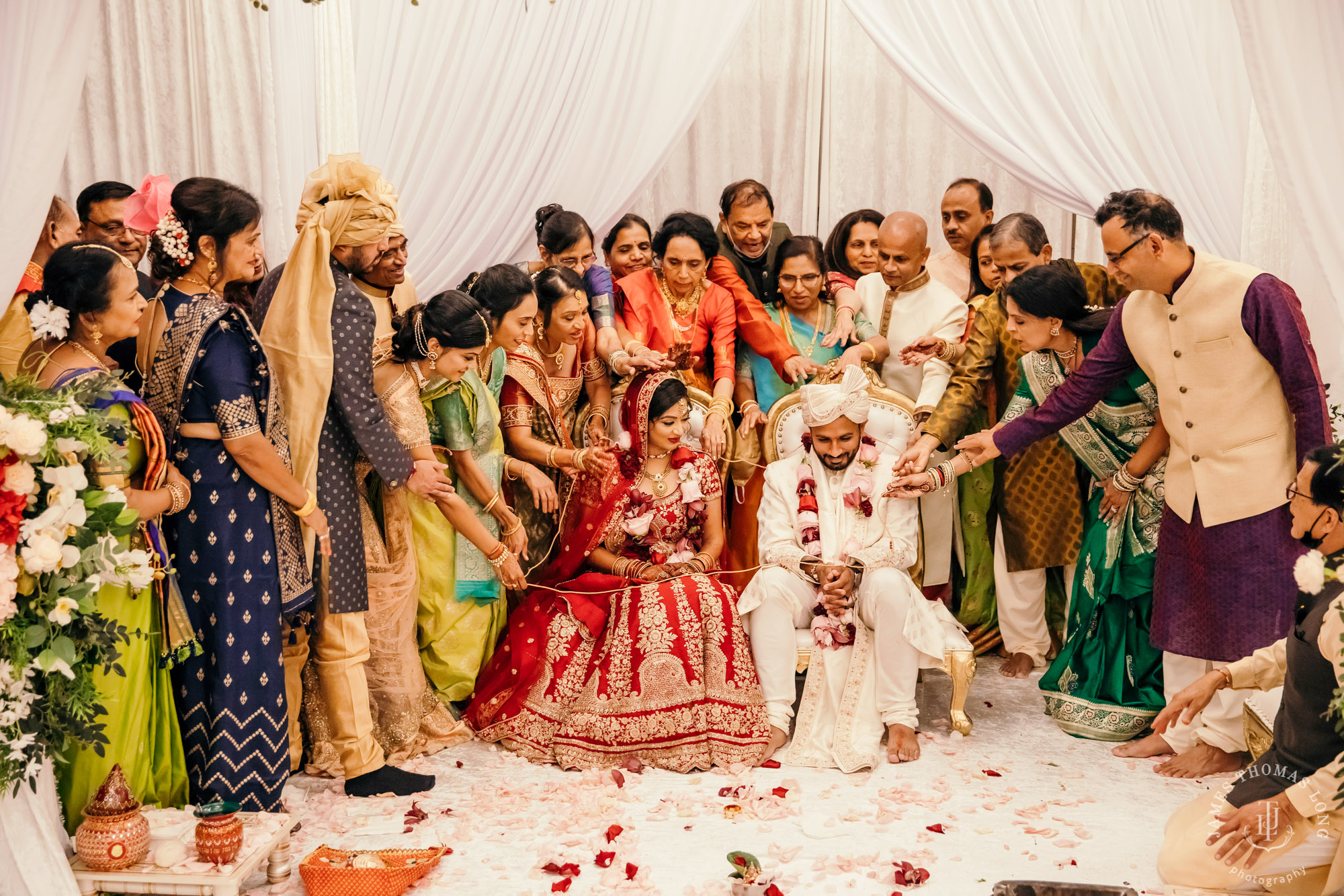 Indian wedding by Seattle wedding photographer James Thomas Long Photography