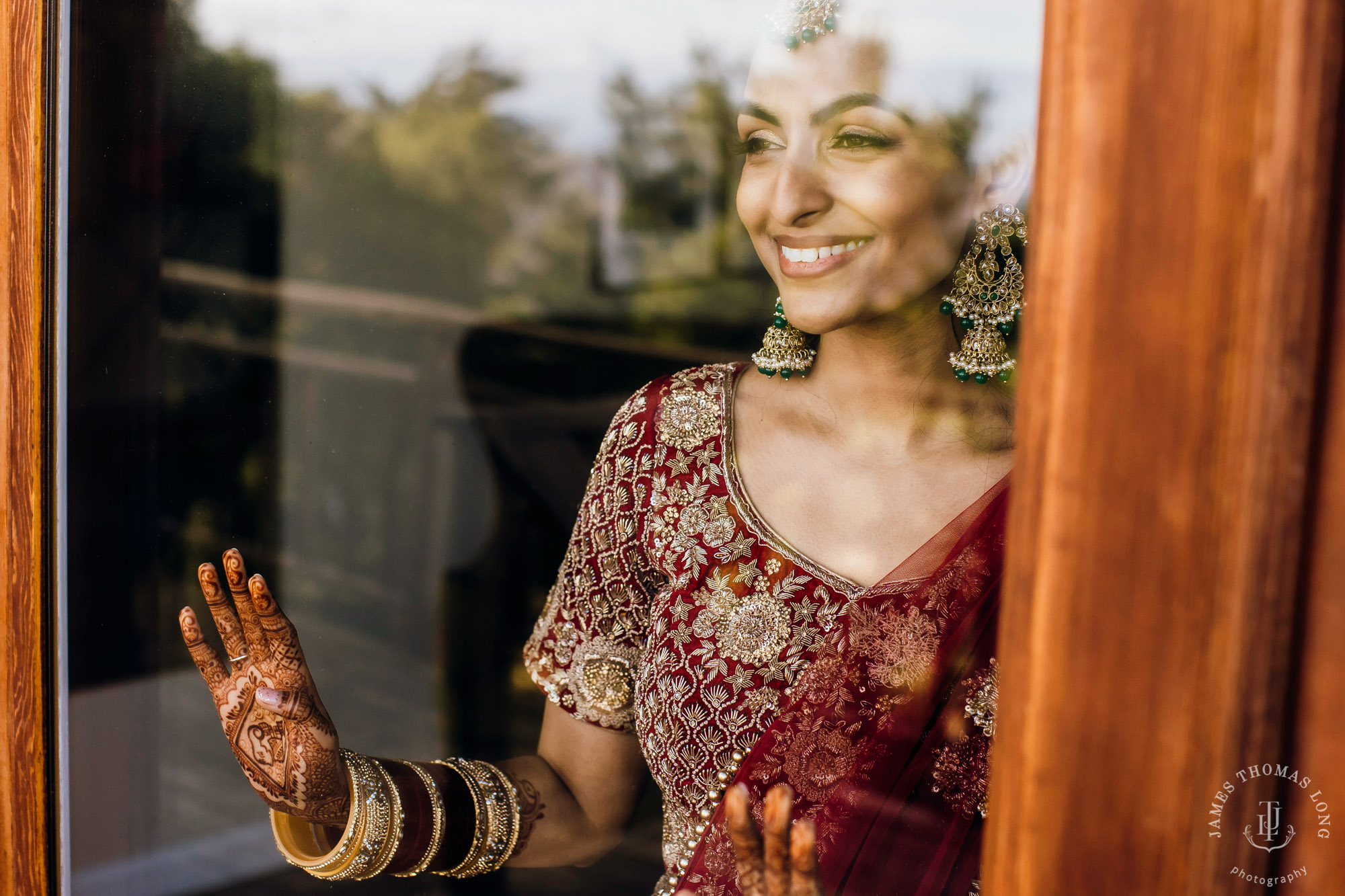 Destination wedding at Thomas Fogarty Winery CA by Seattle wedding photographer James Thomas Long Photography