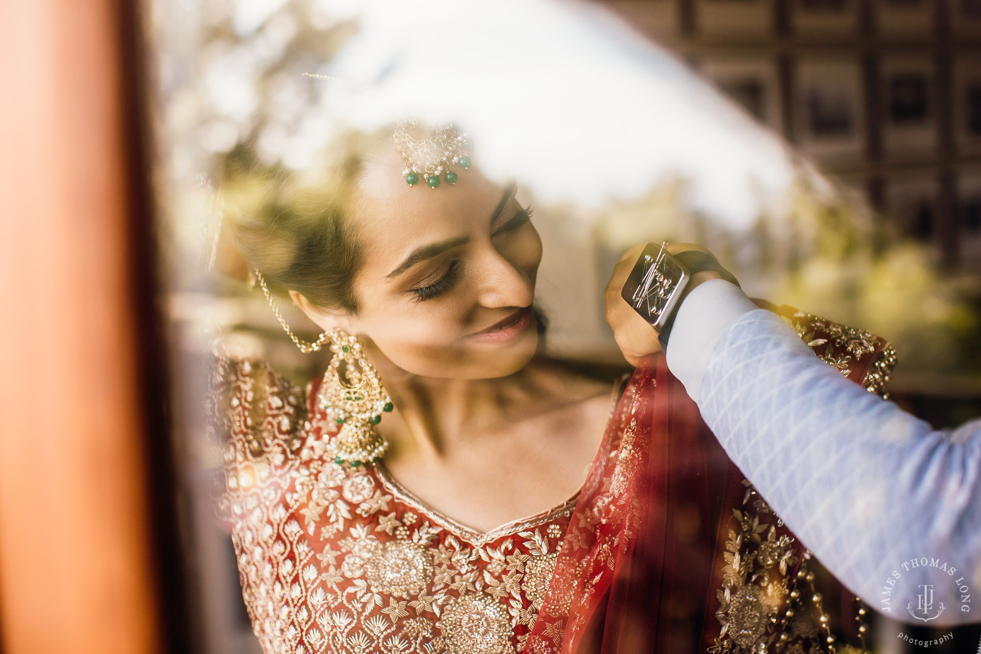 Destination wedding at Tomas Fogarty Winery CA by Seattle wedding photographer James Thomas Long Photography