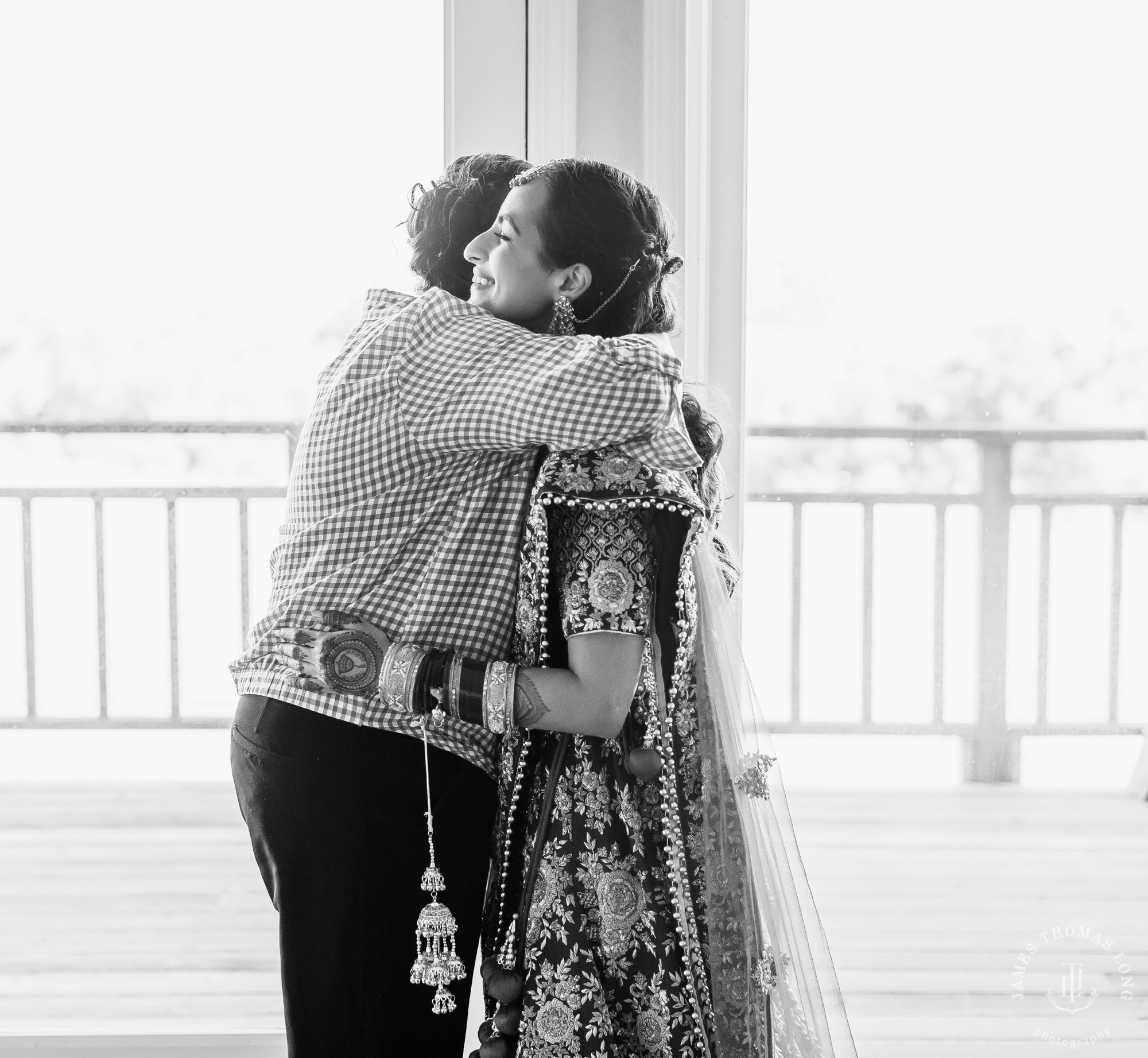 Destination wedding at Tomas Fogarty Winery CA by Seattle wedding photographer James Thomas Long Photography