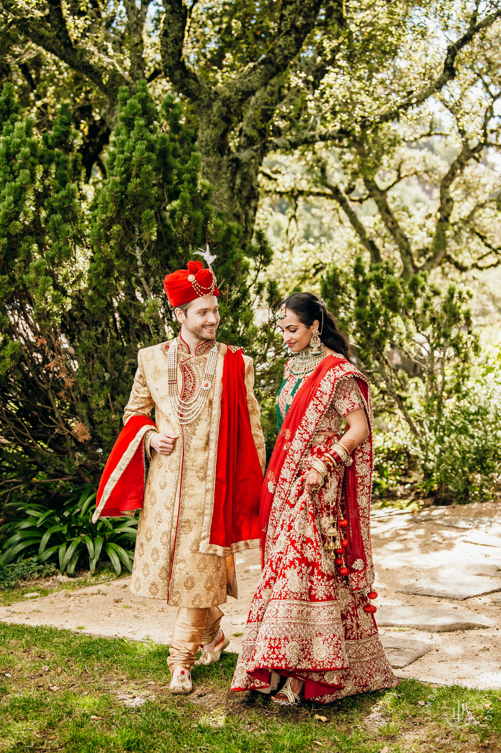 Destination wedding at Tomas Fogarty Winery CA by Seattle wedding photographer James Thomas Long Photography