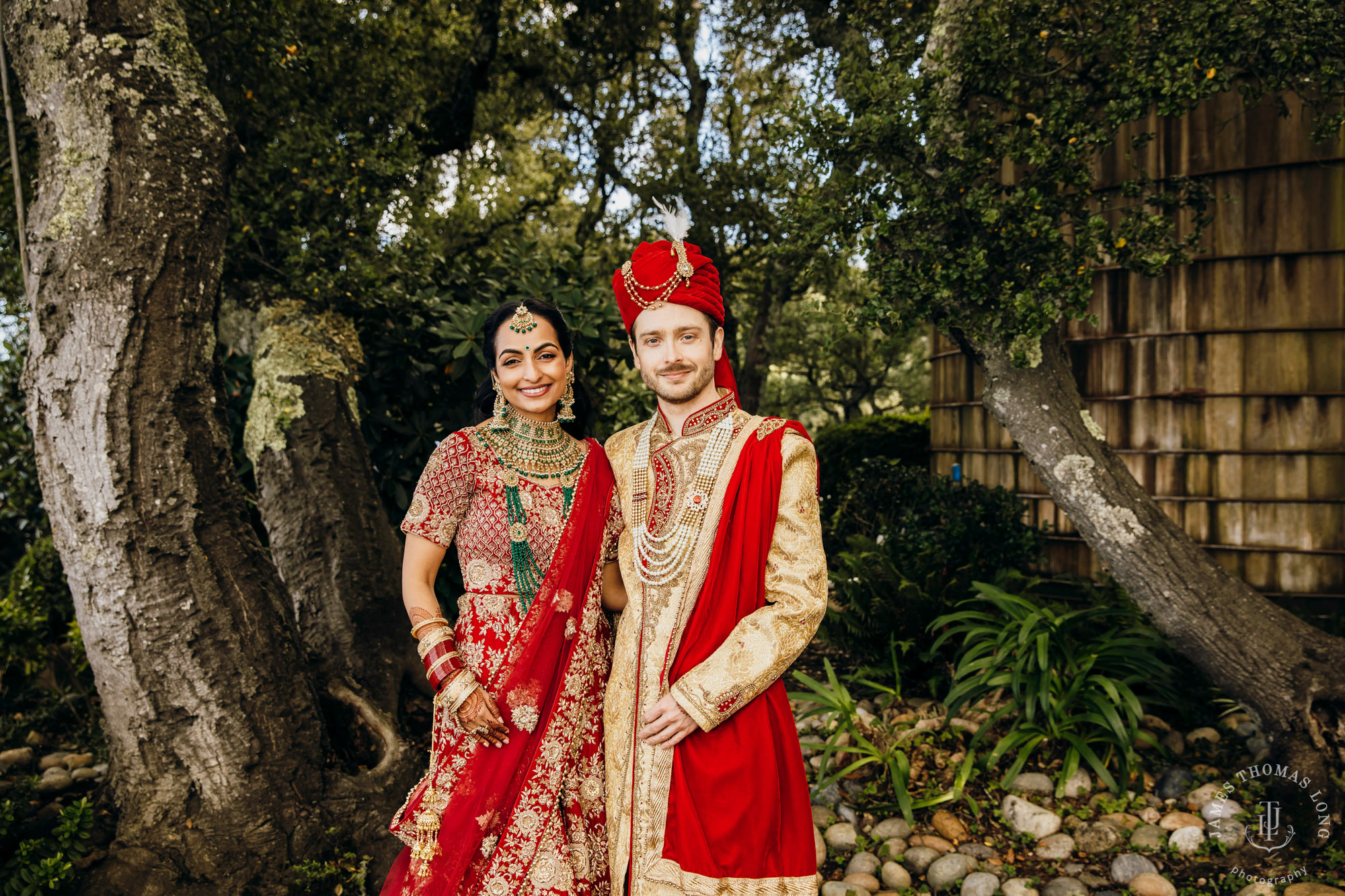 Destination wedding at Tomas Fogarty Winery CA by Seattle wedding photographer James Thomas Long Photography