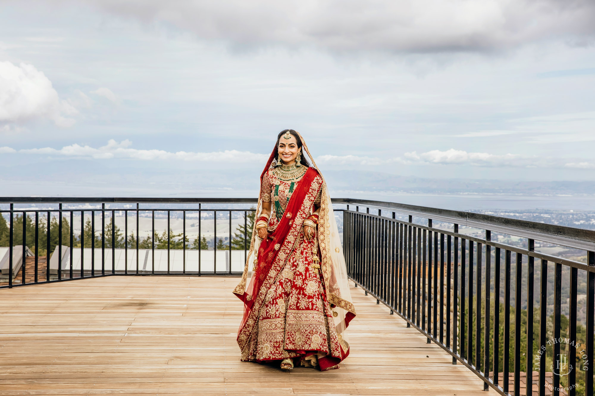 Destination wedding at Tomas Fogarty Winery CA by Seattle wedding photographer James Thomas Long Photography