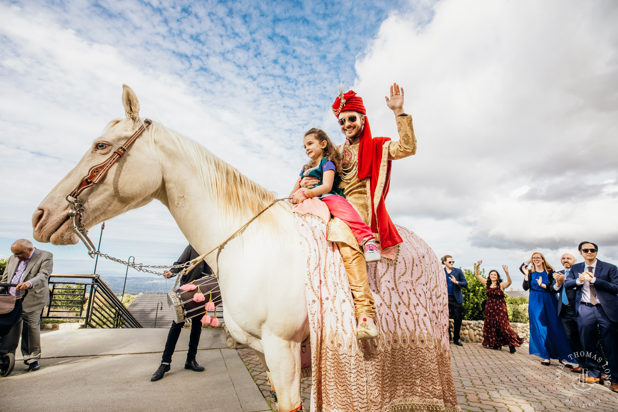 Destination wedding at Tomas Fogarty Winery CA by Seattle wedding photographer James Thomas Long Photography