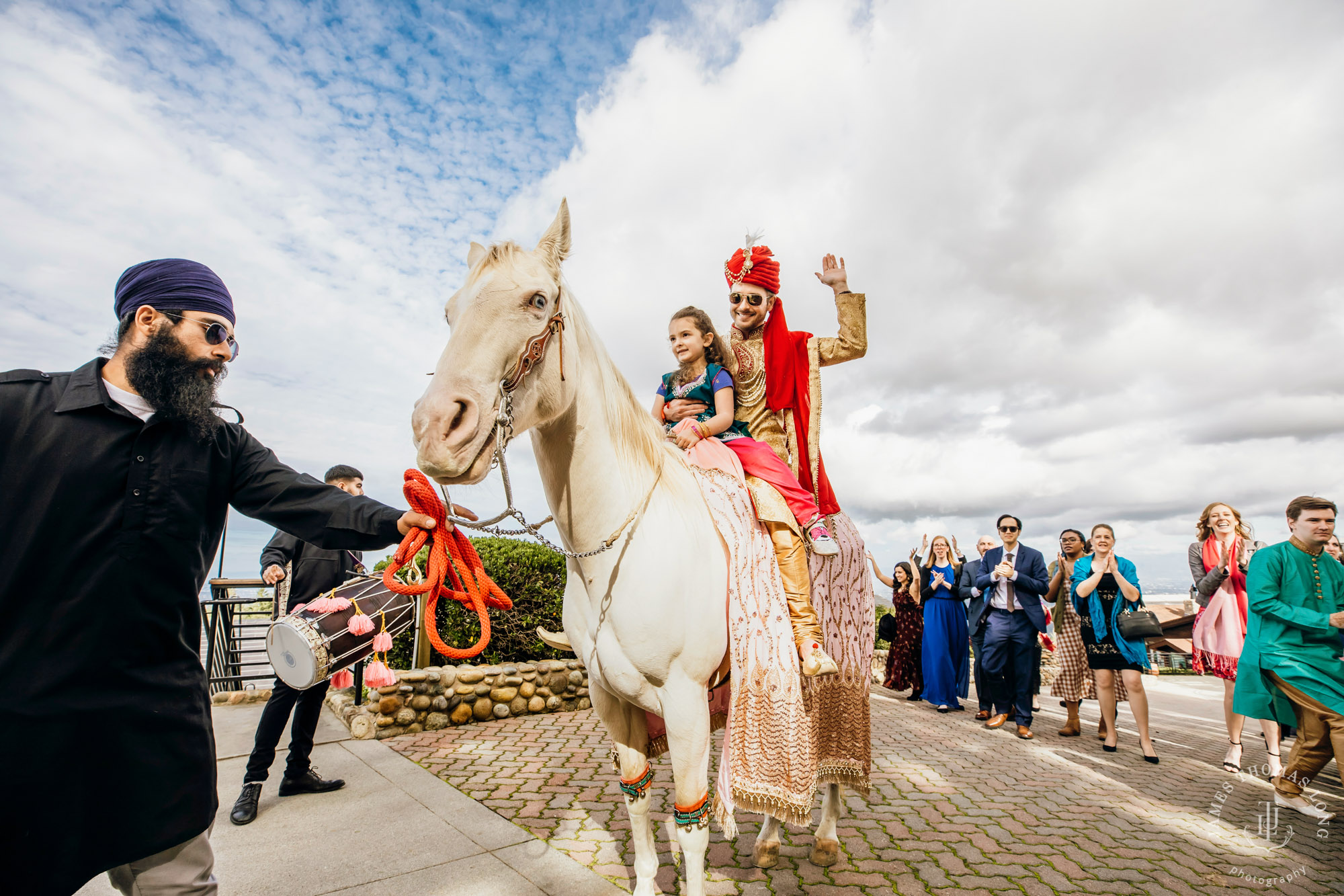 Destination wedding at Tomas Fogarty Winery CA by Seattle wedding photographer James Thomas Long Photography