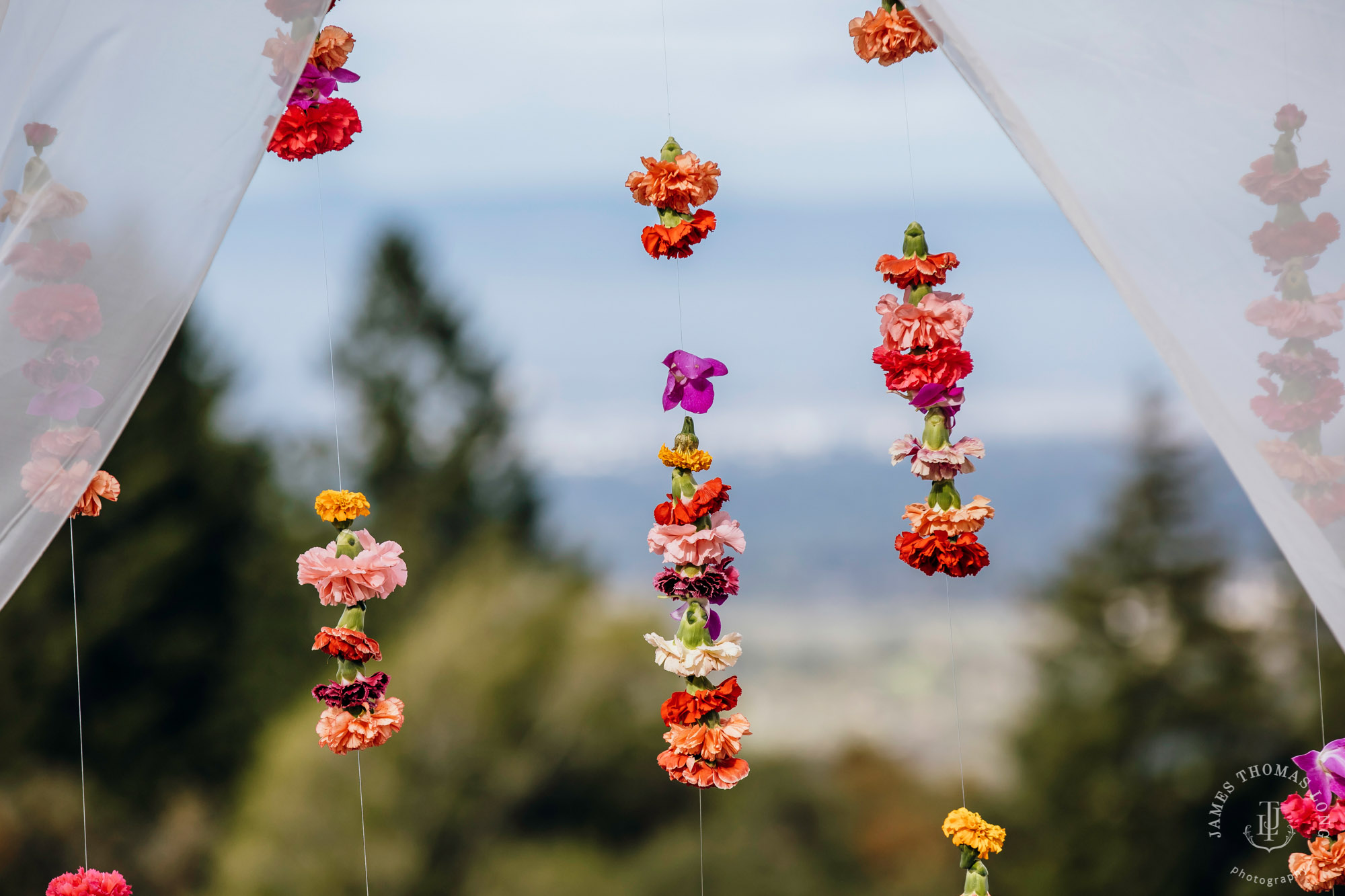 Destination wedding at Tomas Fogarty Winery CA by Seattle wedding photographer James Thomas Long Photography