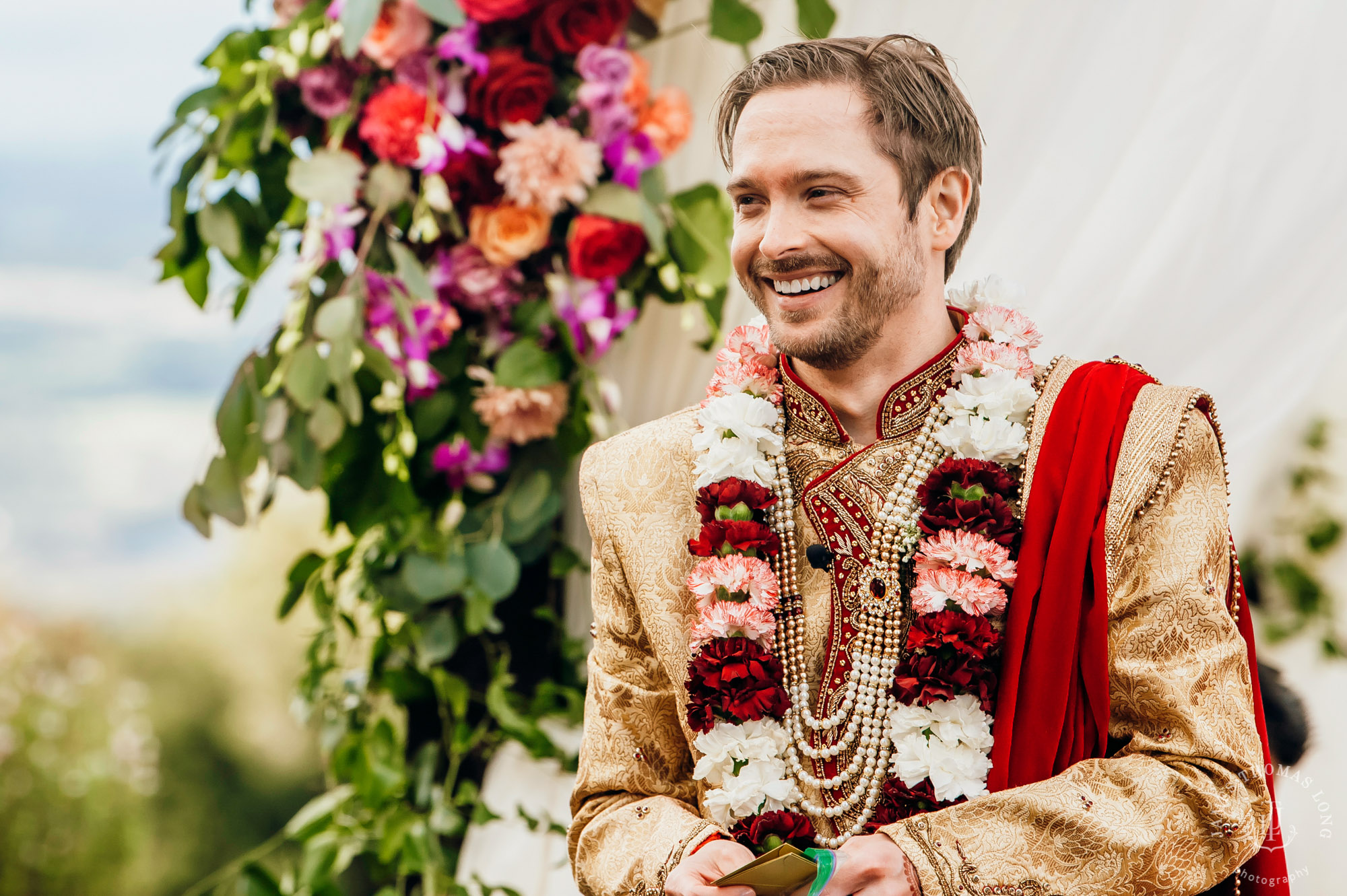 Destination wedding at Tomas Fogarty Winery CA by Seattle wedding photographer James Thomas Long Photography