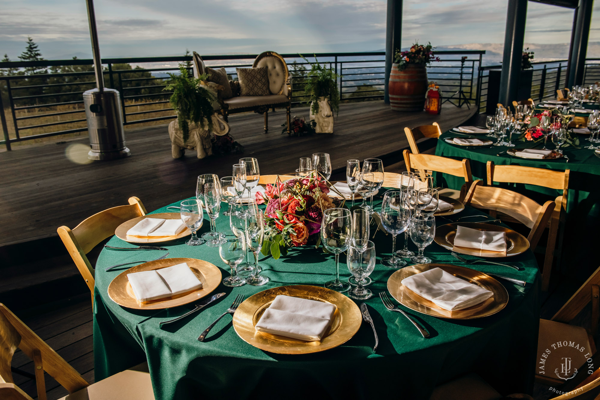 Destination wedding at Thomas Fogarty Winery CA by Seattle wedding photographer James Thomas Long Photography