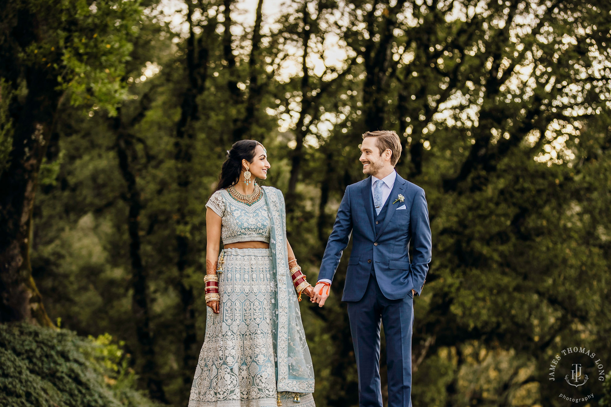 Destination wedding at Thomas Fogarty Winery CA by Seattle wedding photographer James Thomas Long Photography