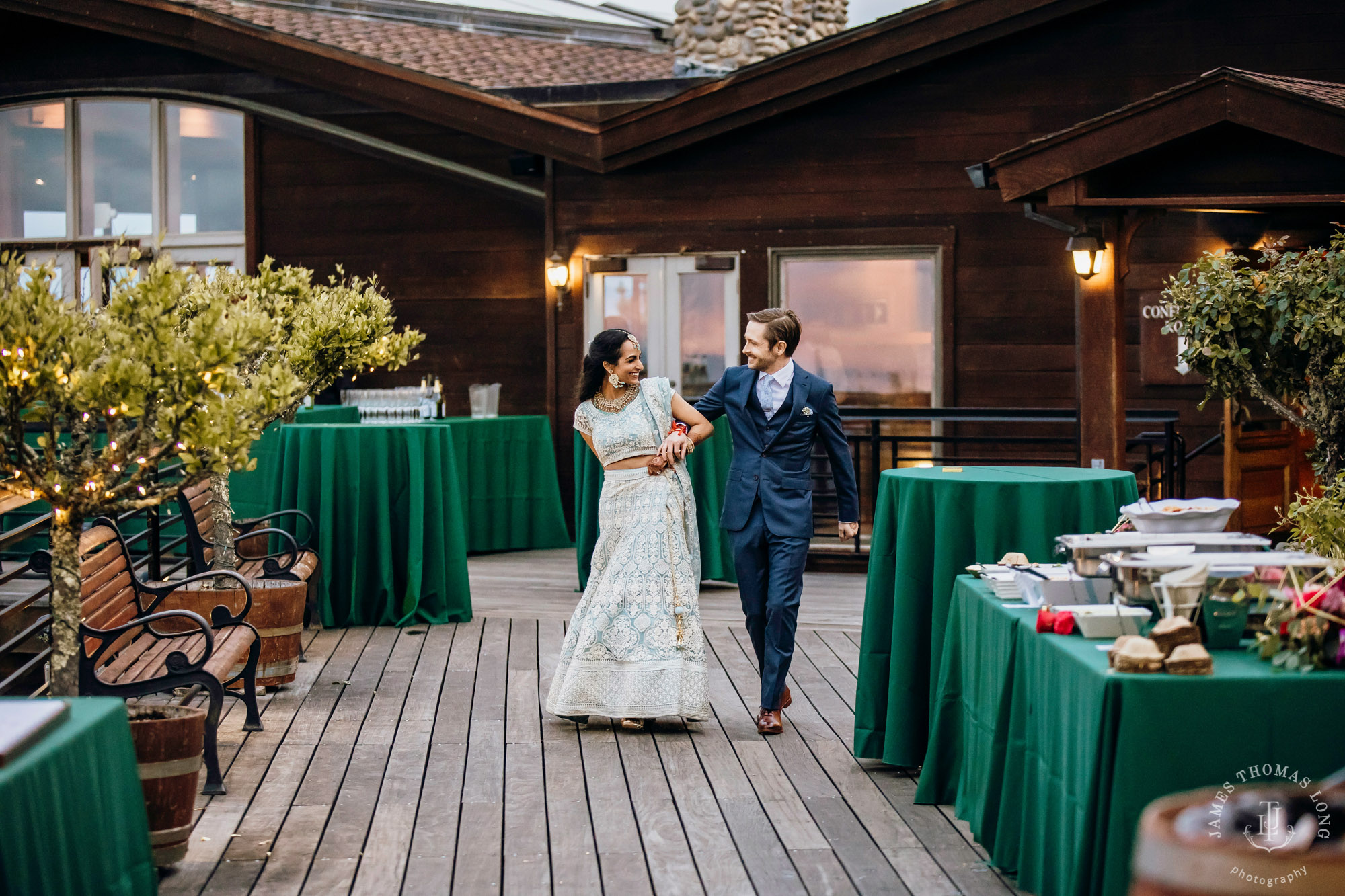 Destination wedding at Thomas Fogarty Winery CA by Seattle wedding photographer James Thomas Long Photography