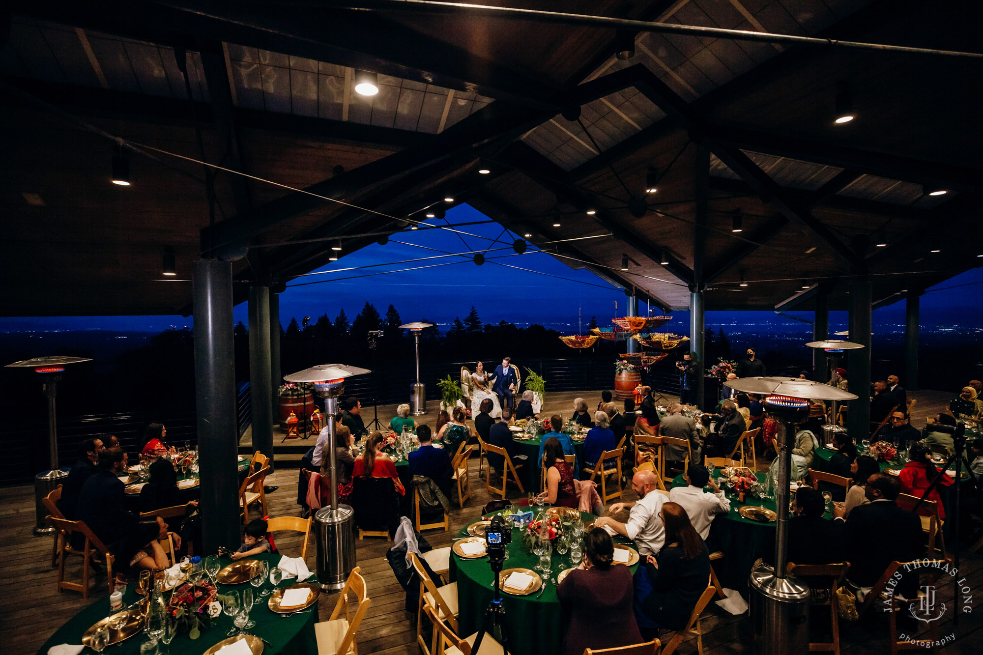 Destination wedding at Thomas Fogarty Winery CA by Seattle wedding photographer James Thomas Long Photography