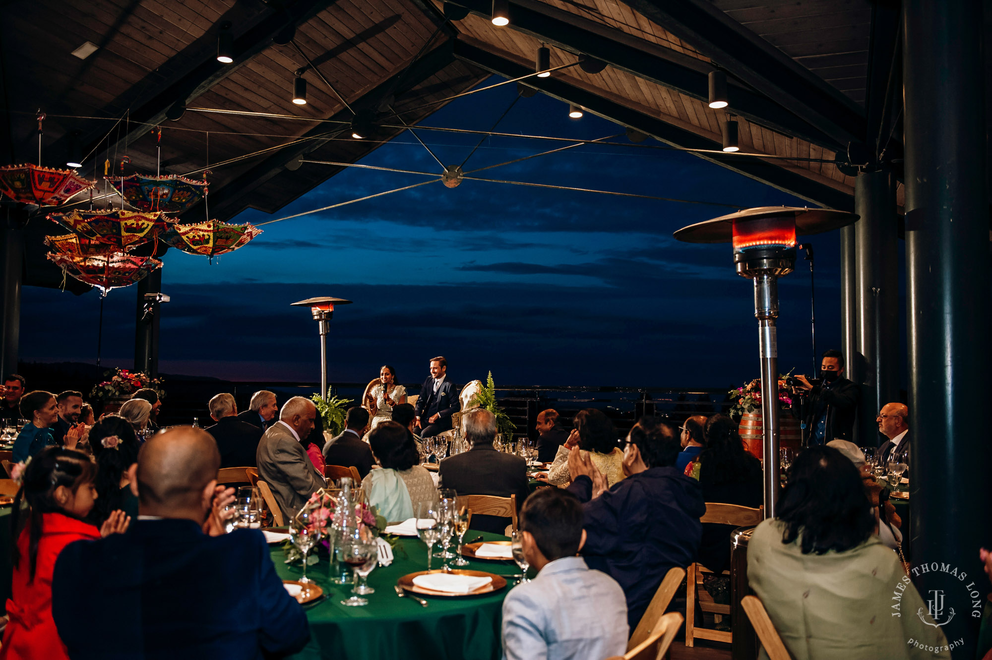 Destination wedding at Thomas Fogarty Winery CA by Seattle wedding photographer James Thomas Long Photography