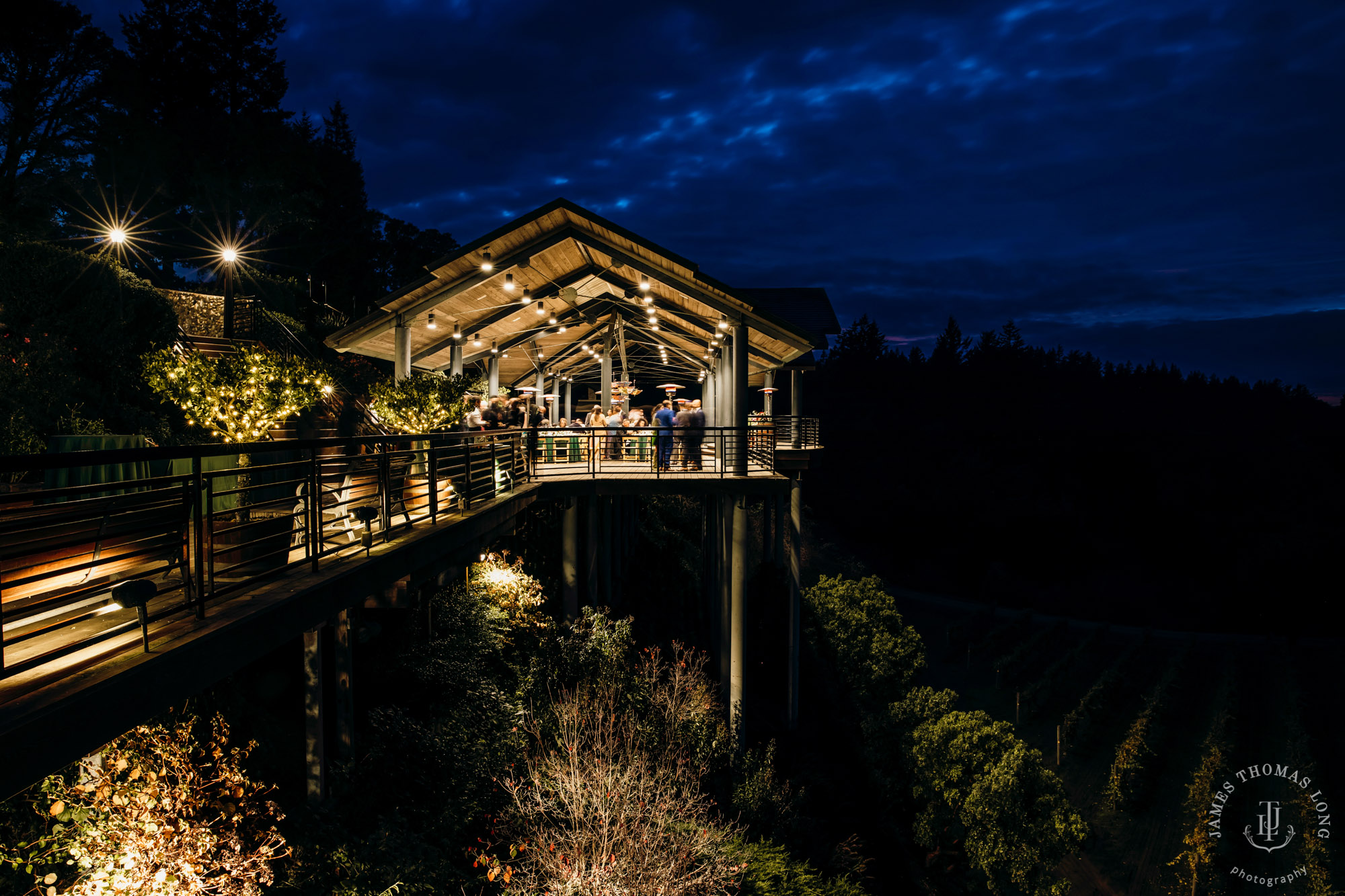 Destination wedding at Thomas Fogarty Winery CA by Seattle wedding photographer James Thomas Long Photography