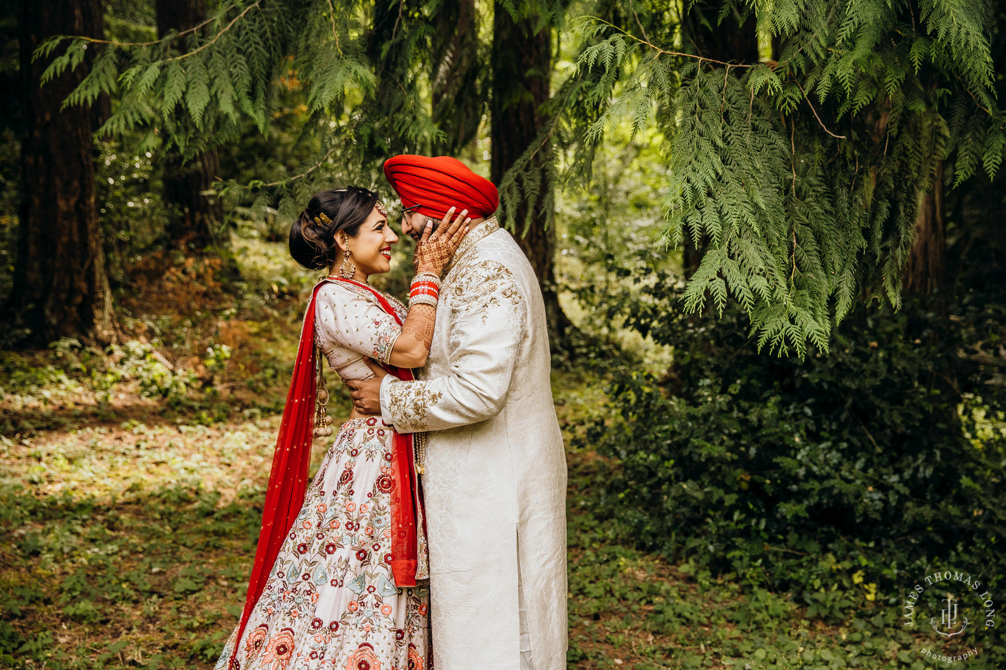 Sikh Punjabi wedding by Seattle wedding photographer James Thomas Long Photography