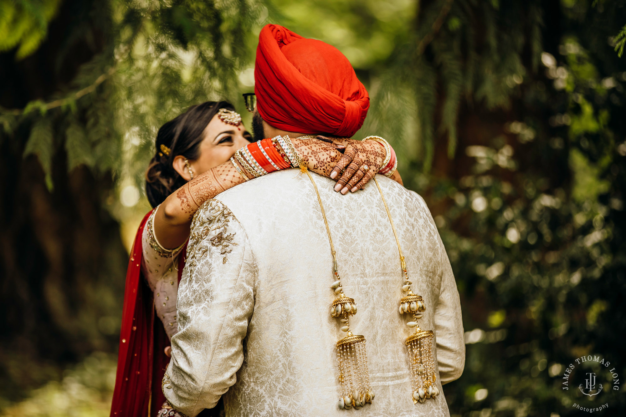 Sikh Punjabi wedding by Seattle wedding photographer James Thomas Long Photography