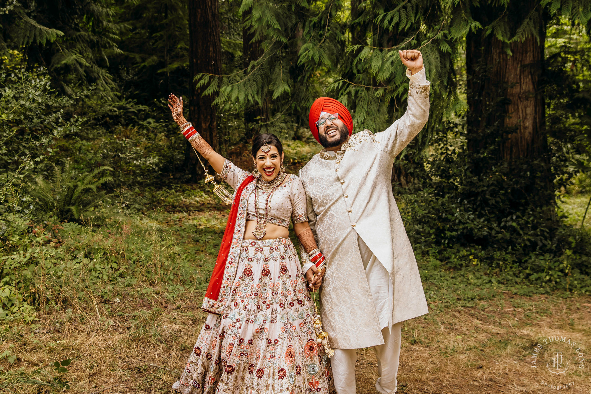 Sikh Punjabi wedding by Seattle wedding photographer James Thomas Long Photography