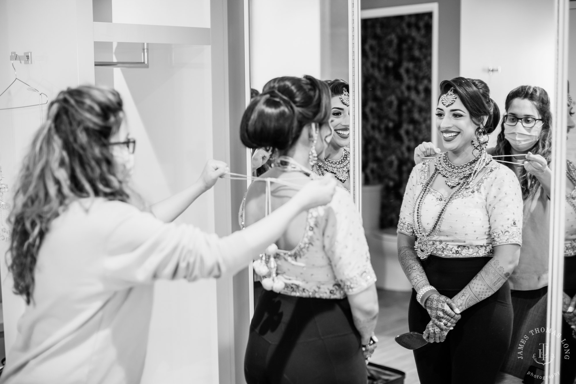 Sikh Punjabi wedding by Seattle wedding photographer James Thomas Long Photography