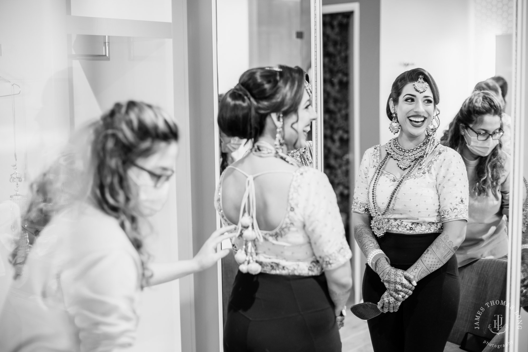 Sikh Punjabi wedding by Seattle wedding photographer James Thomas Long Photography