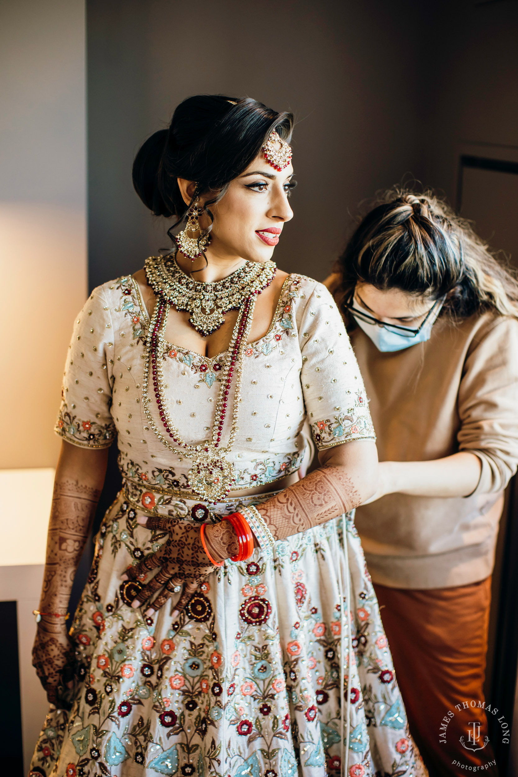 Sikh Punjabi wedding by Seattle wedding photographer James Thomas Long Photography