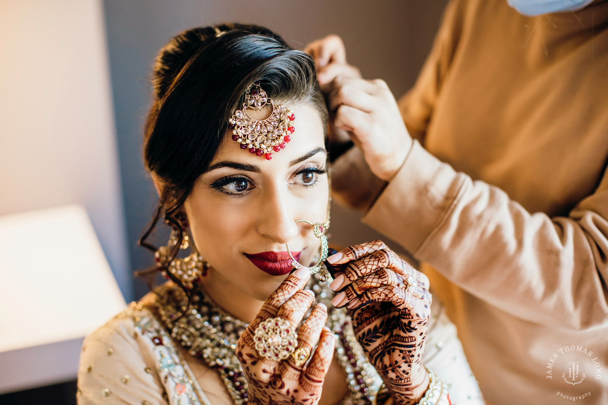 Sikh Punjabi wedding by Seattle wedding photographer James Thomas Long Photography