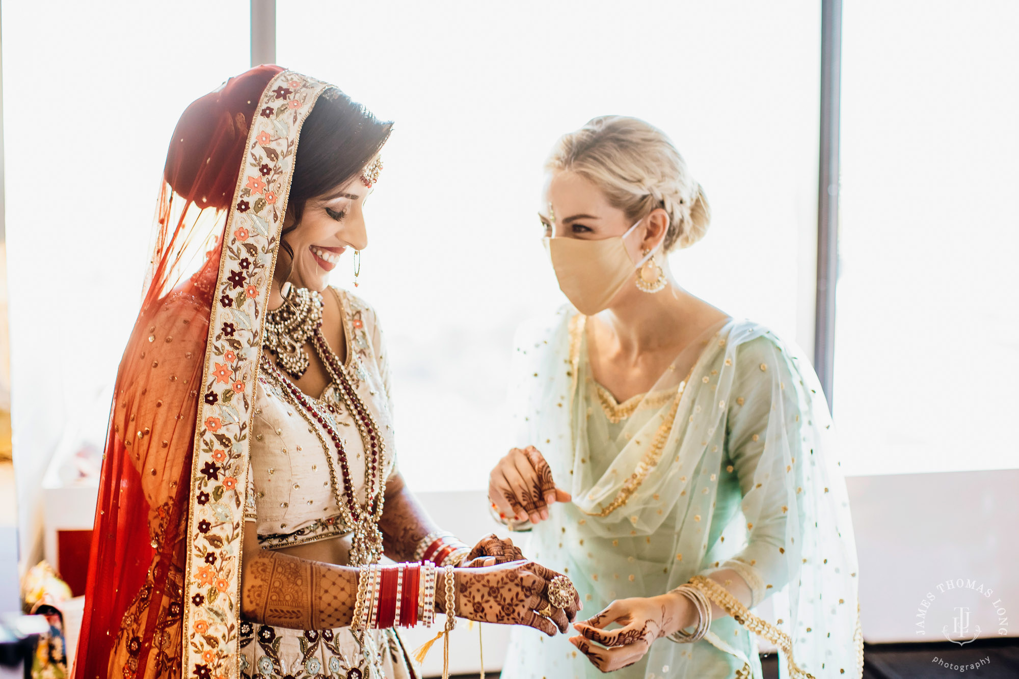 Sikh Punjabi wedding by Seattle wedding photographer James Thomas Long Photography