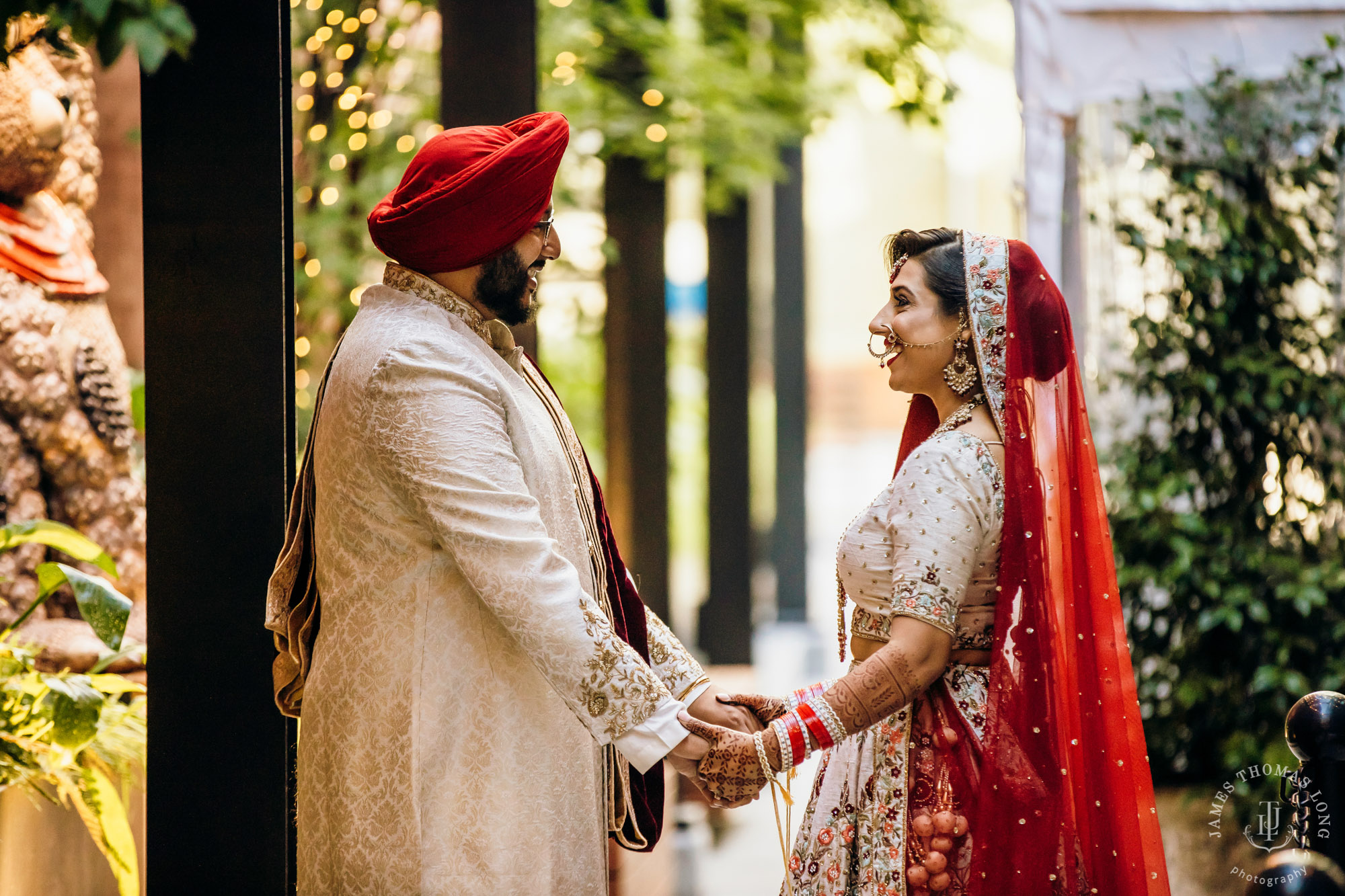 Sikh Punjabi wedding by Seattle wedding photographer James Thomas Long Photography