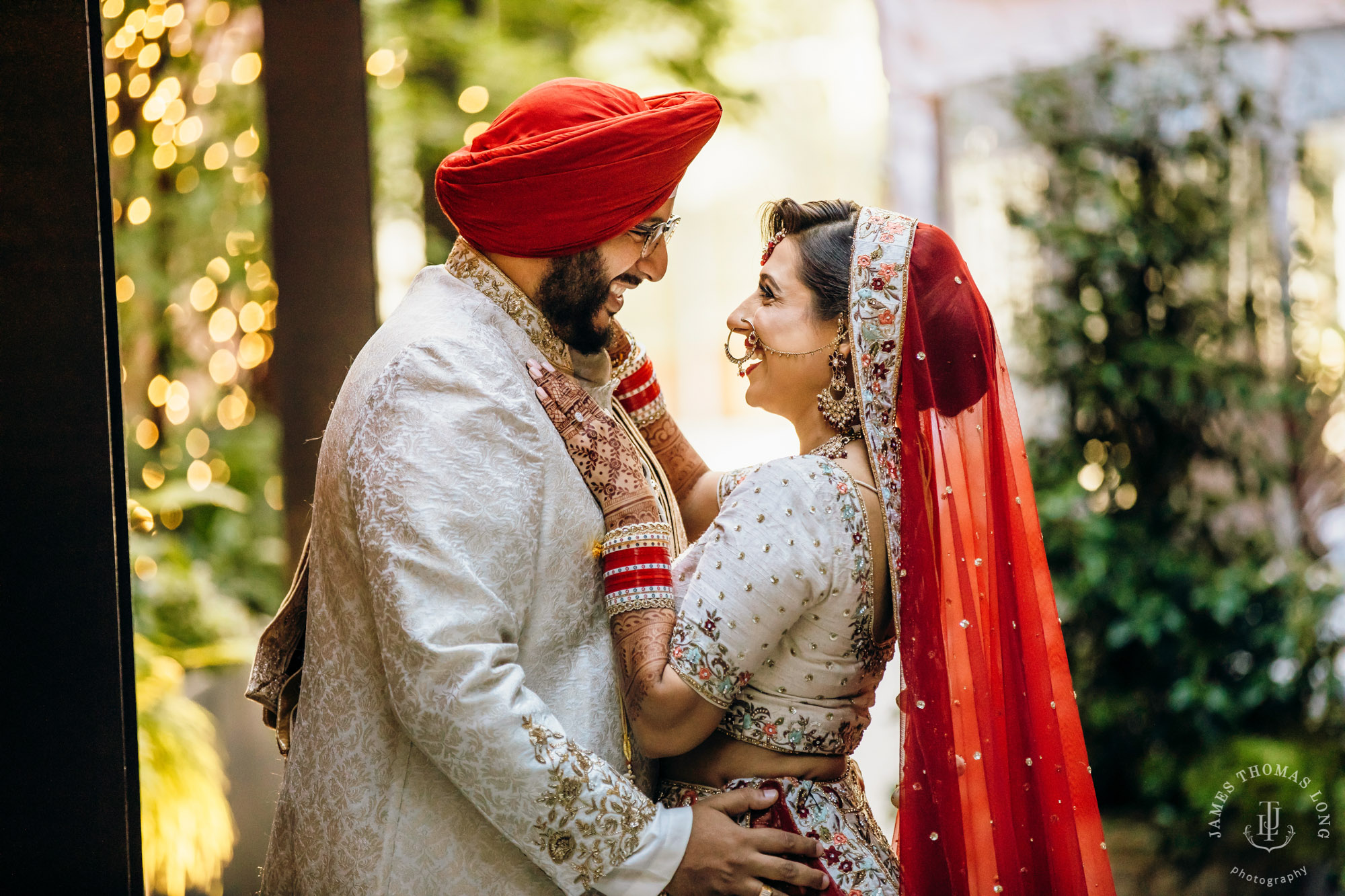 Sikh Punjabi wedding by Seattle wedding photographer James Thomas Long Photography