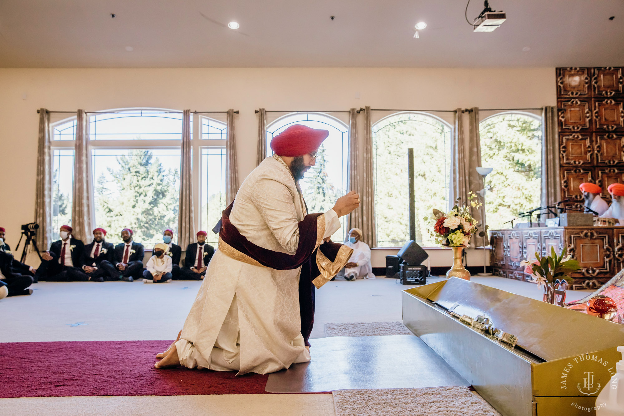 Sikh Punjabi wedding by Seattle wedding photographer James Thomas Long Photography