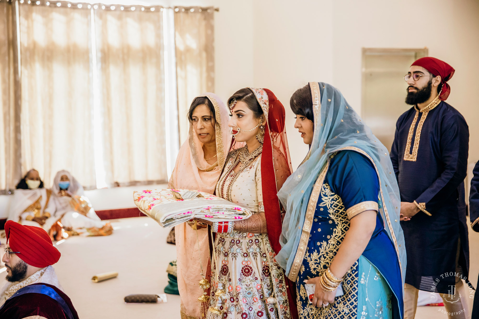 Sikh Punjabi wedding by Seattle wedding photographer James Thomas Long Photography