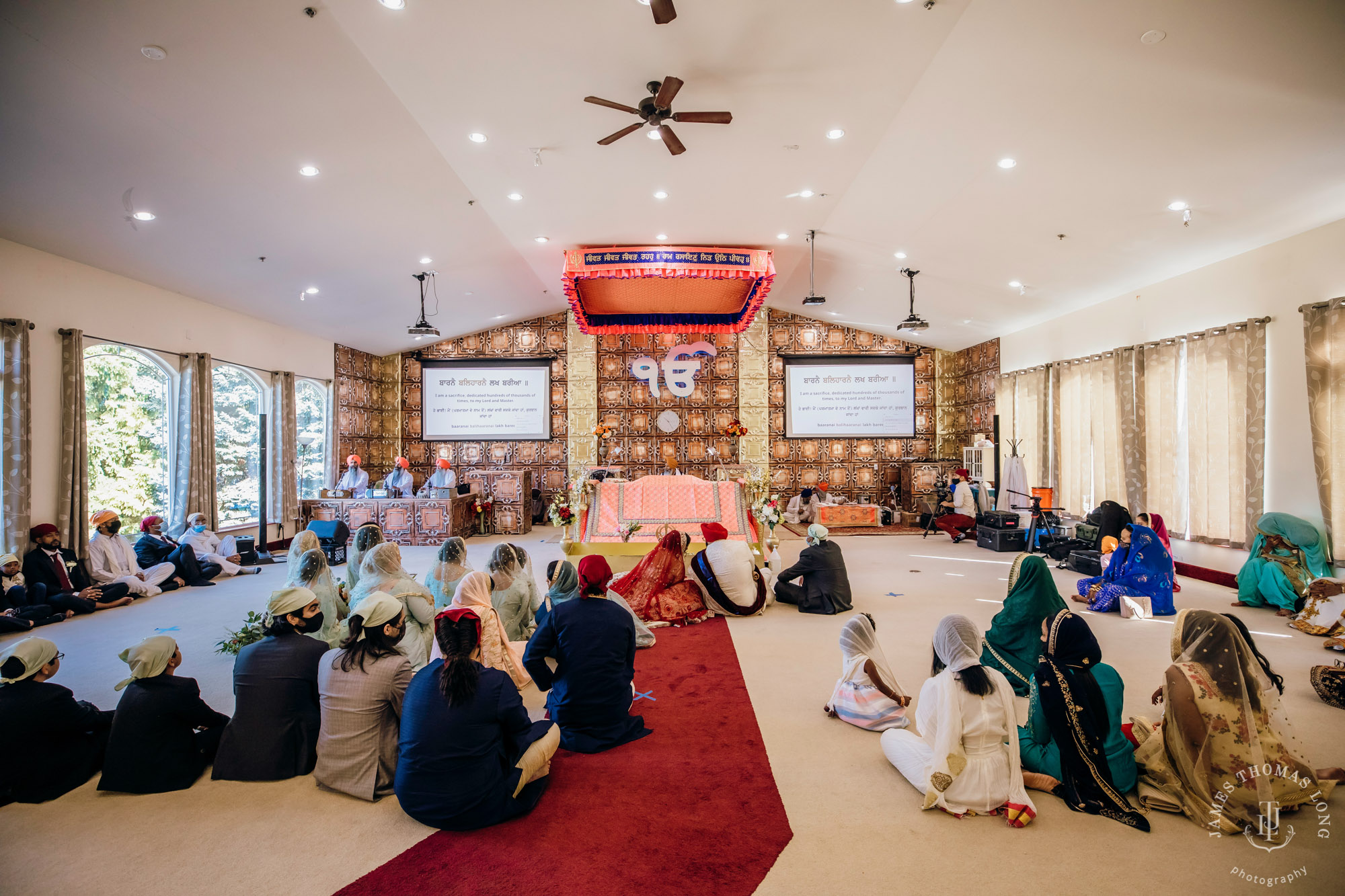 Sikh Punjabi wedding by Seattle wedding photographer James Thomas Long Photography