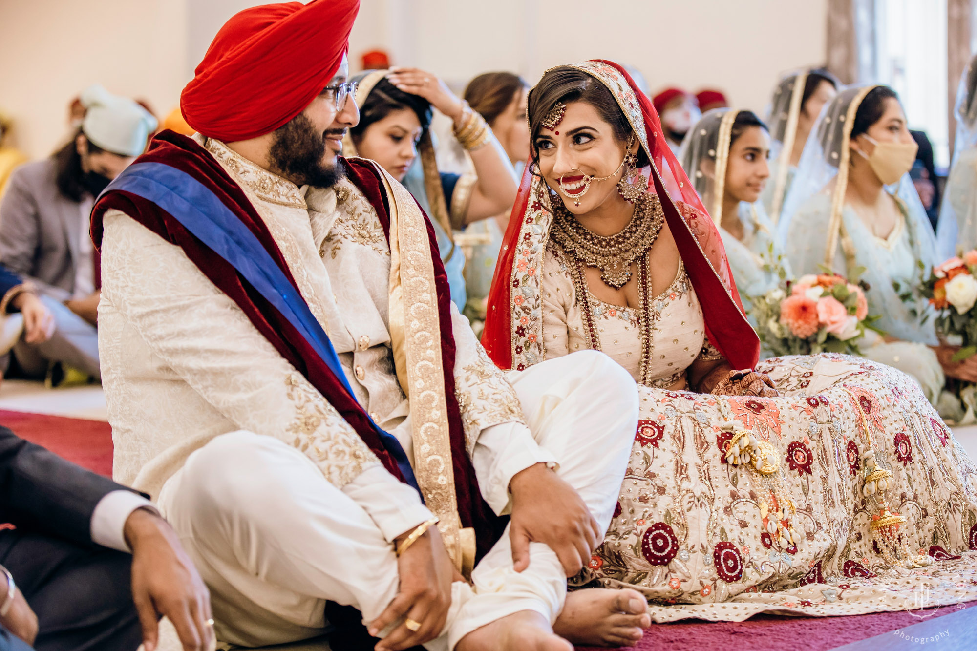 Sikh Punjabi wedding by Seattle wedding photographer James Thomas Long Photography