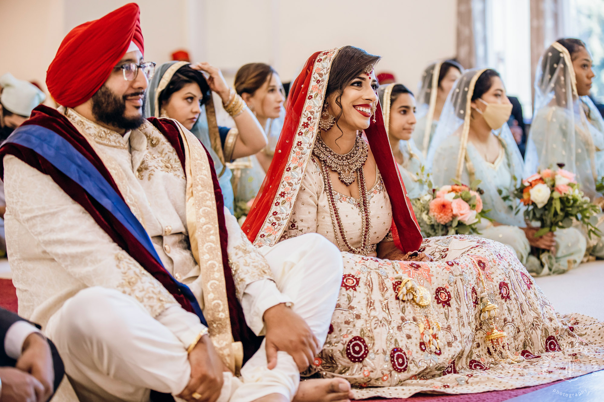 Sikh Punjabi wedding by Seattle wedding photographer James Thomas Long Photography