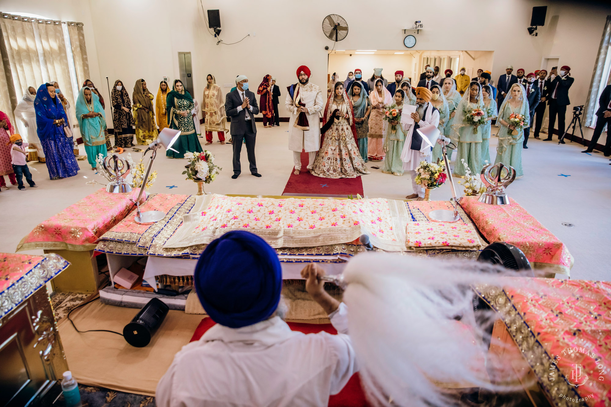 Sikh Punjabi wedding by Seattle wedding photographer James Thomas Long Photography