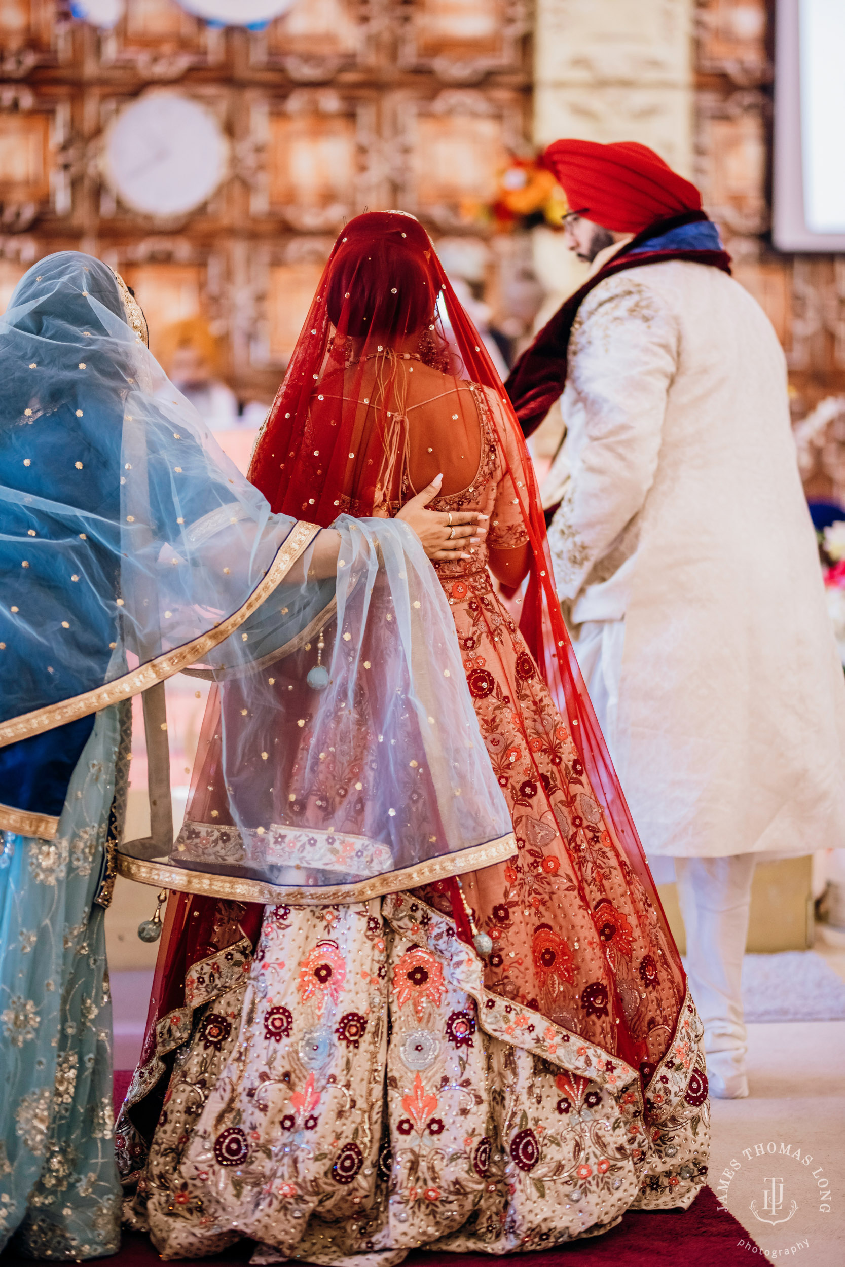 Sikh Punjabi wedding by Seattle wedding photographer James Thomas Long Photography