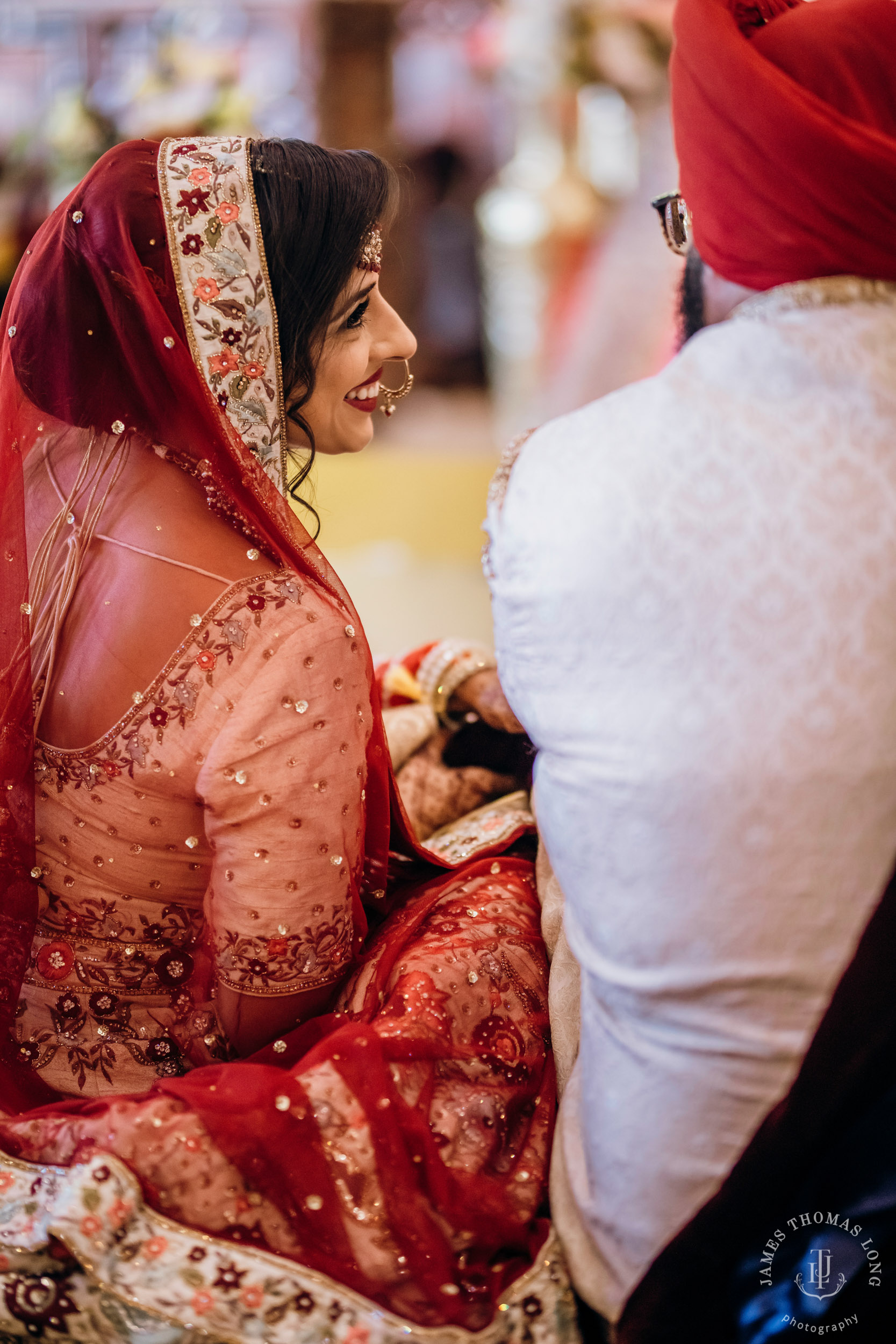 Sikh Punjabi wedding by Seattle wedding photographer James Thomas Long Photography