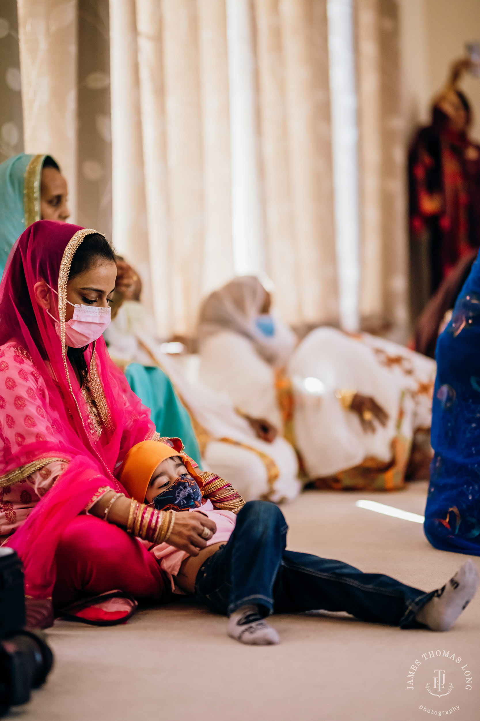 Sikh Punjabi wedding by Seattle wedding photographer James Thomas Long Photography