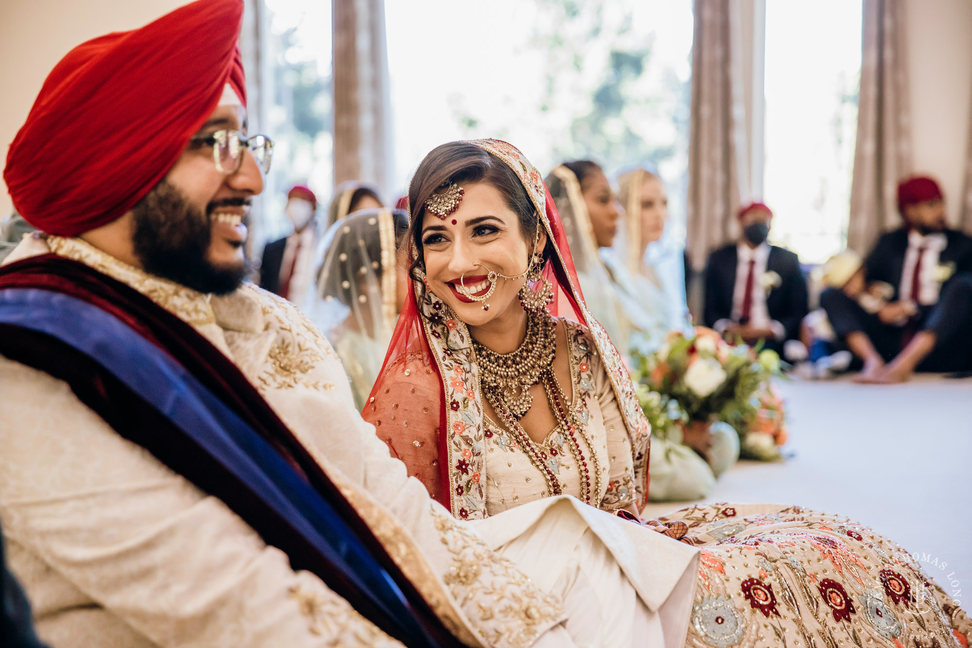 Sikh Punjabi wedding by Seattle wedding photographer James Thomas Long Photography